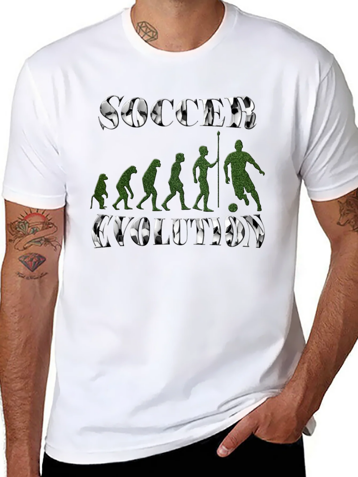 Soccer Evolution T-Shirt - Black product image 7