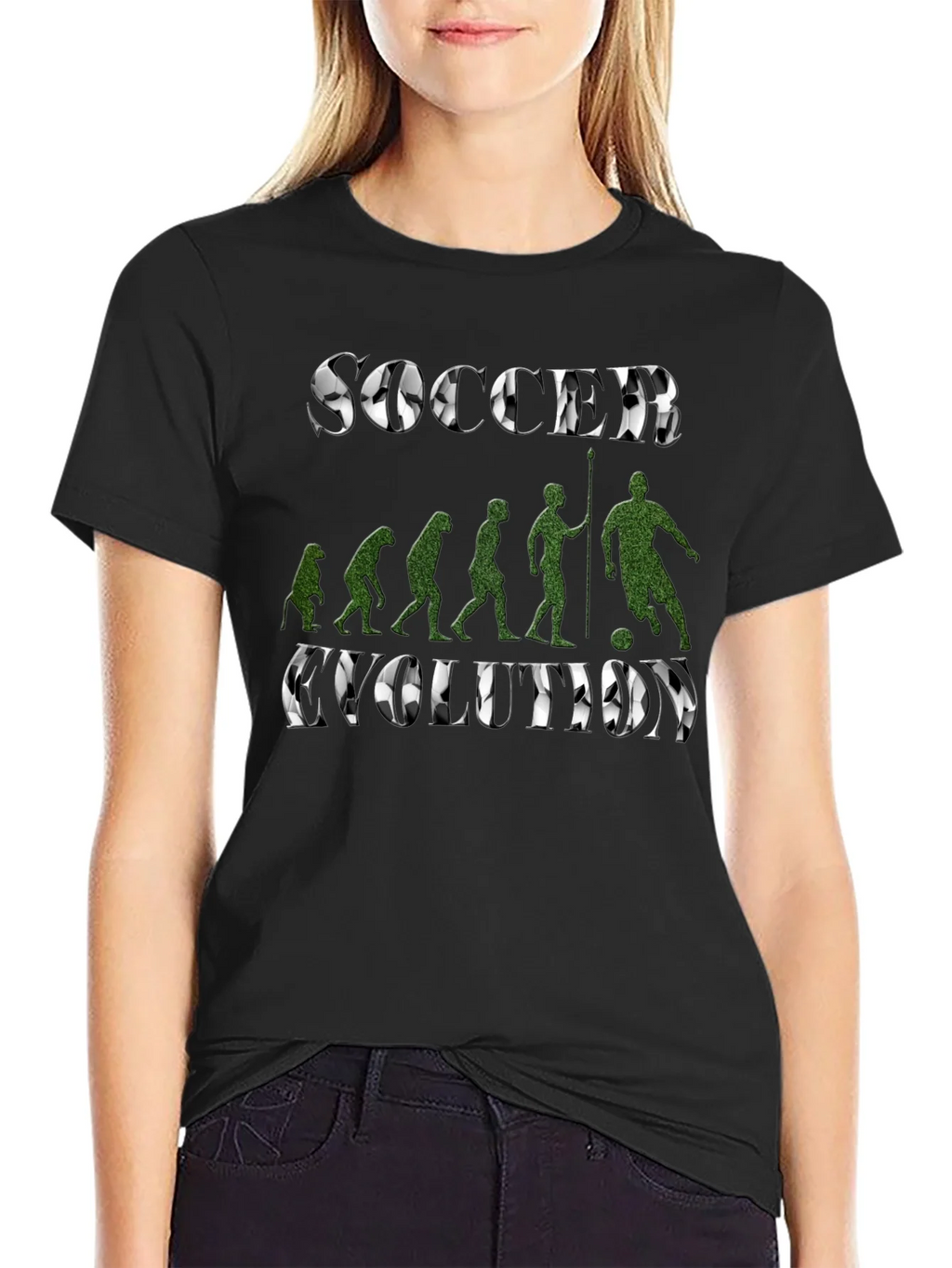 Soccer Evolution T-Shirt - Black product image 2