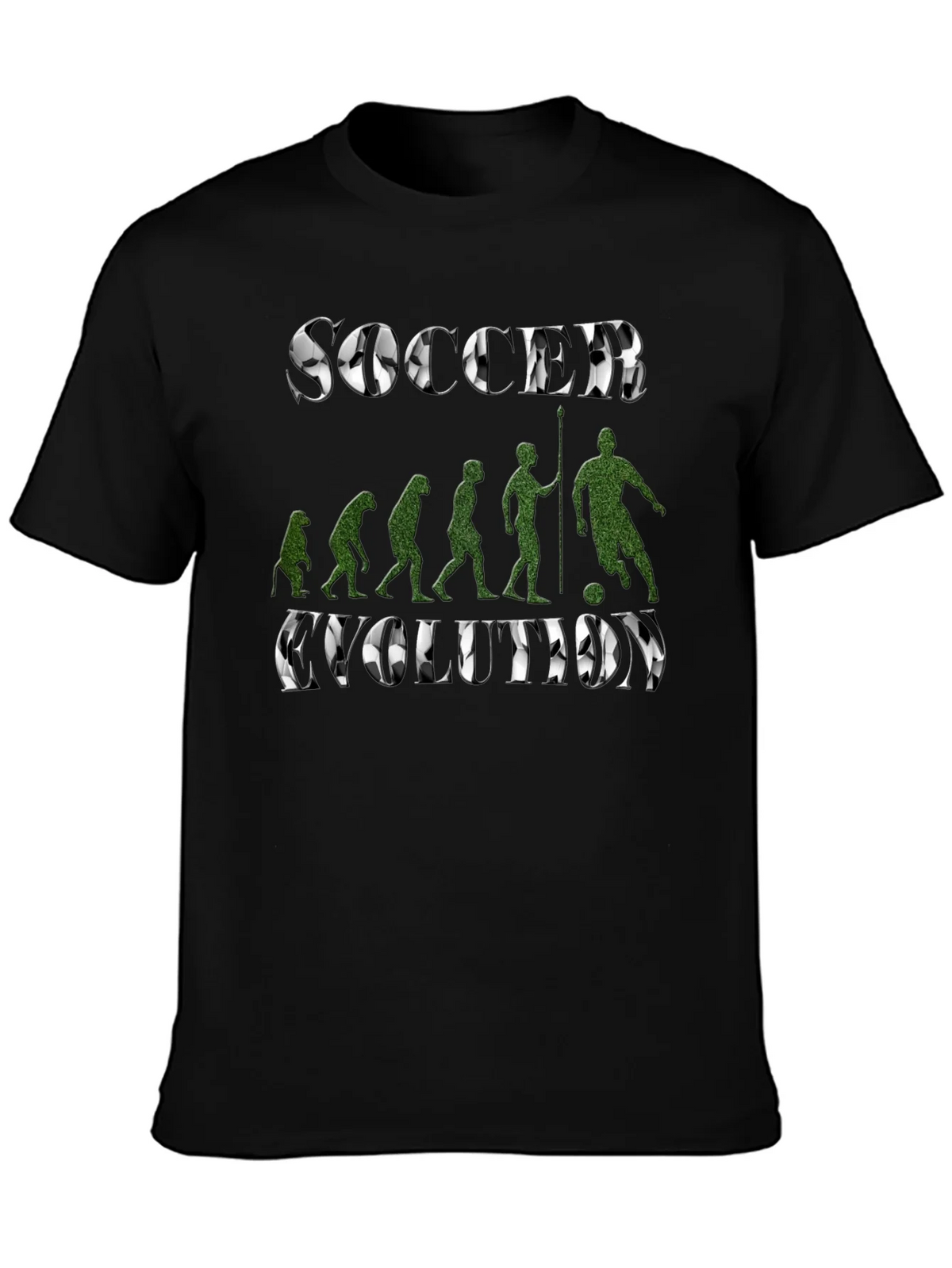 Soccer Evolution T-Shirt - Black product image 3