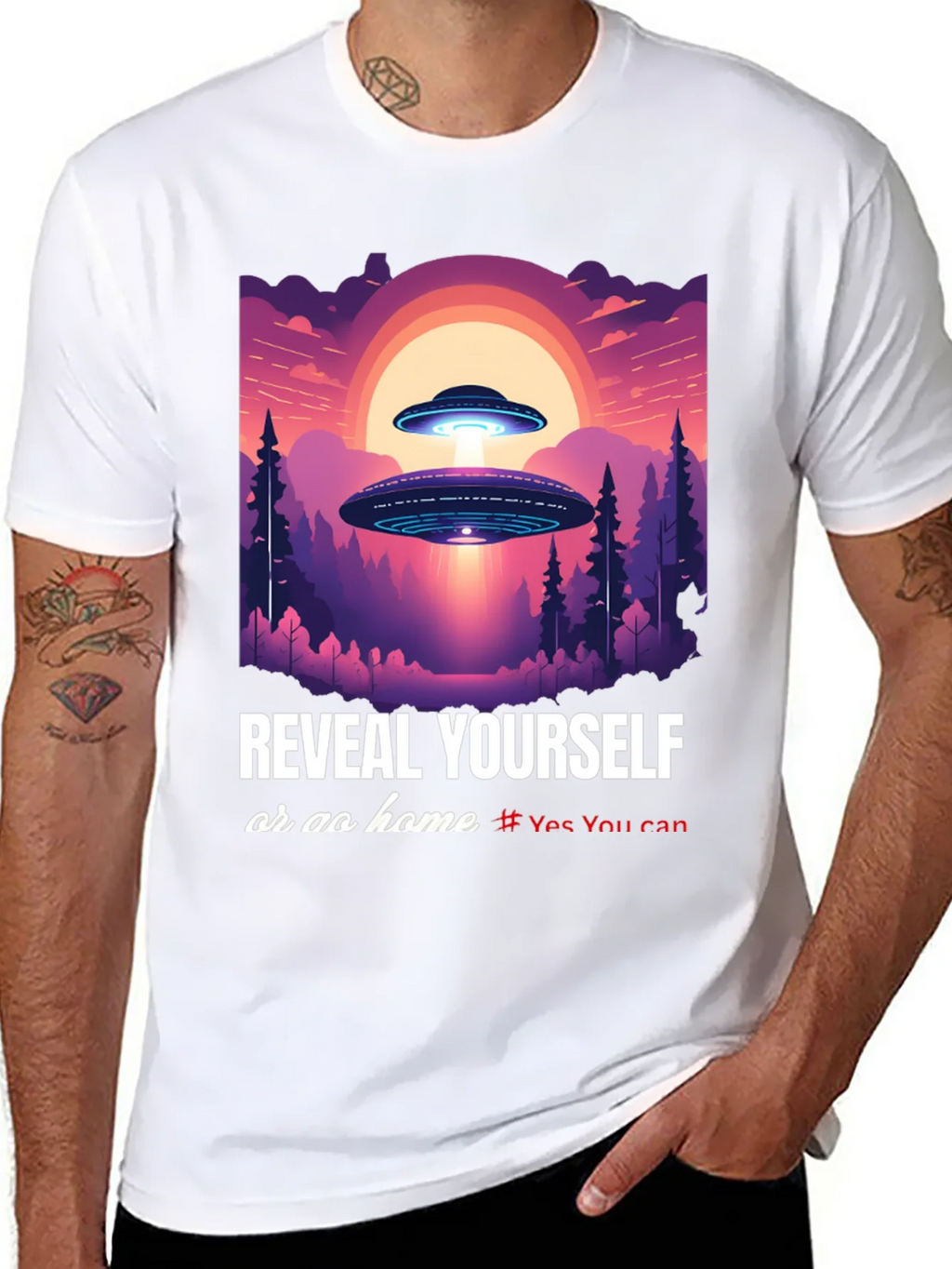 UFO Reveal Yourself Graphic Tee product image 7