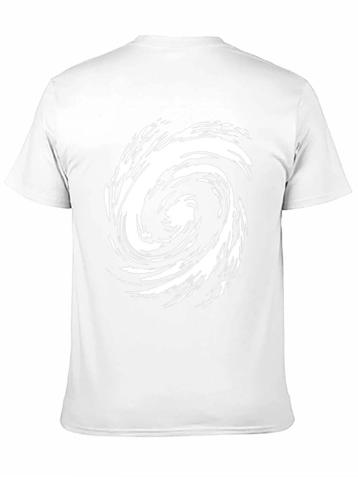 Abstract Swirl Graphic Tee - Casual Black T-Shirt product image 10