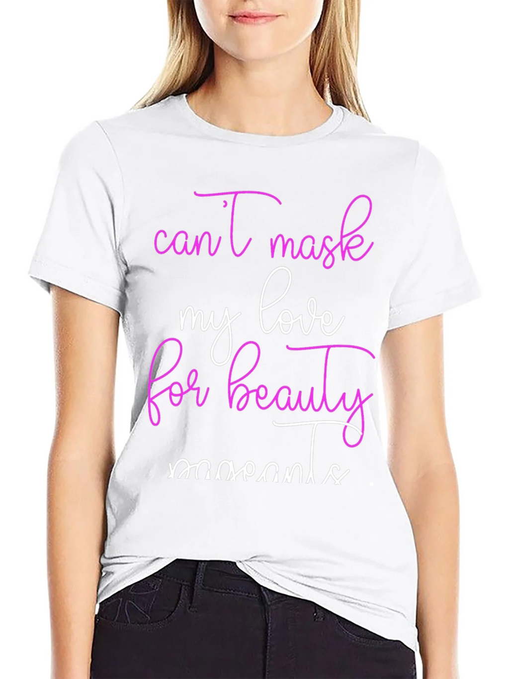 Beauty Moments T-Shirt Cant Mask My Love Tee product image 8