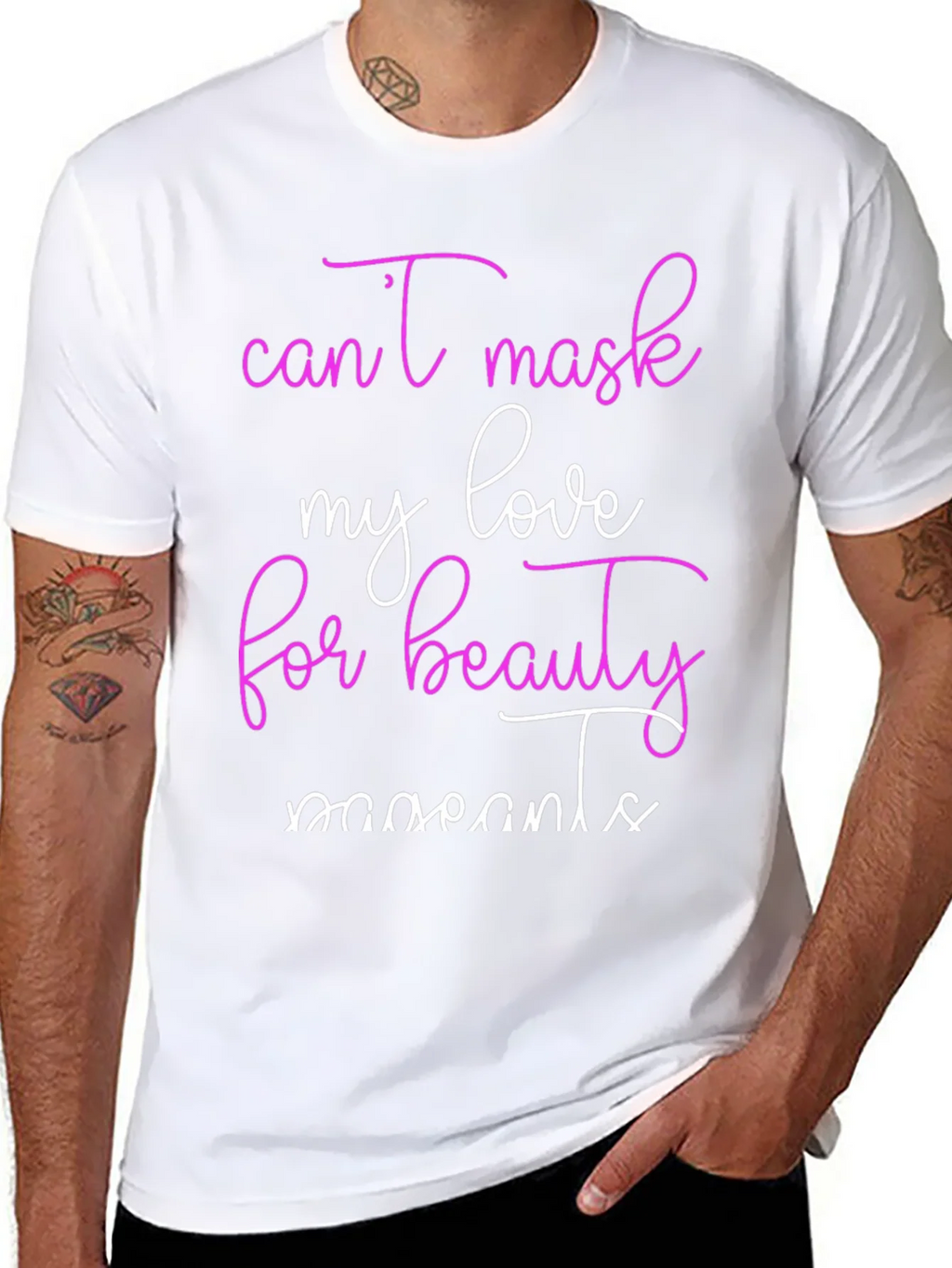 Beauty Moments T-Shirt Cant Mask My Love Tee product image 7