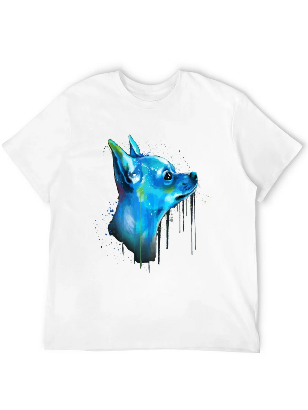 Colorful Chihuahua Graphic Tee - Black product image 11