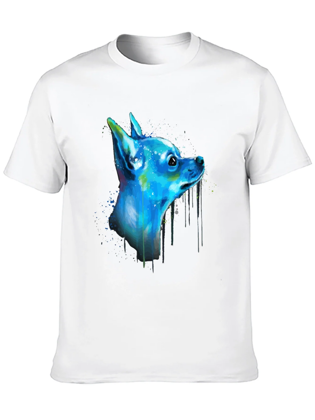 Colorful Chihuahua Graphic Tee - Black product image 9
