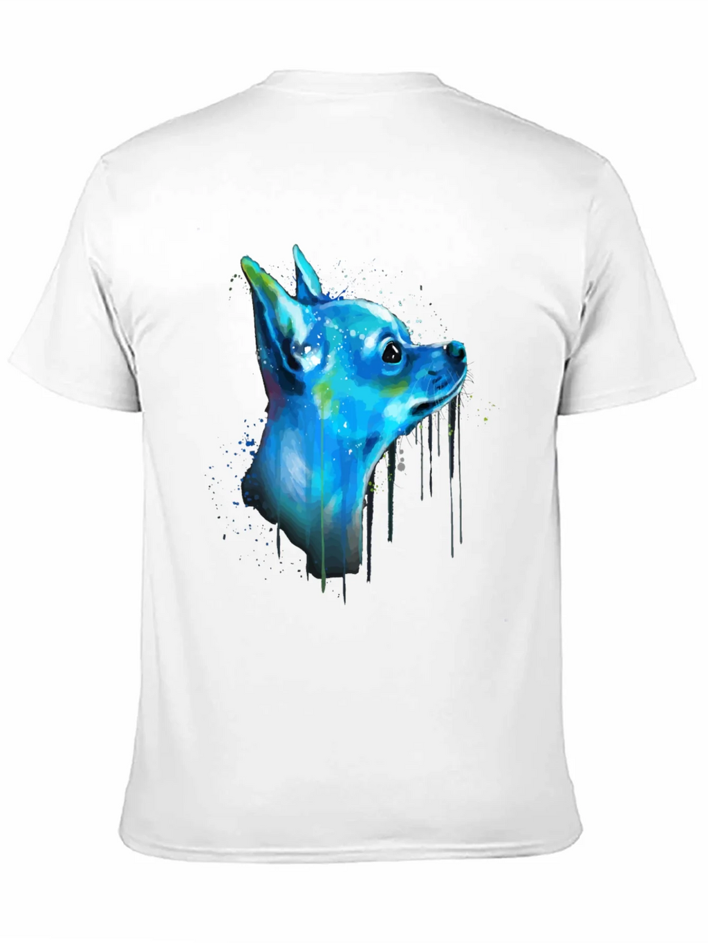 Colorful Chihuahua Graphic Tee - Black product image 10