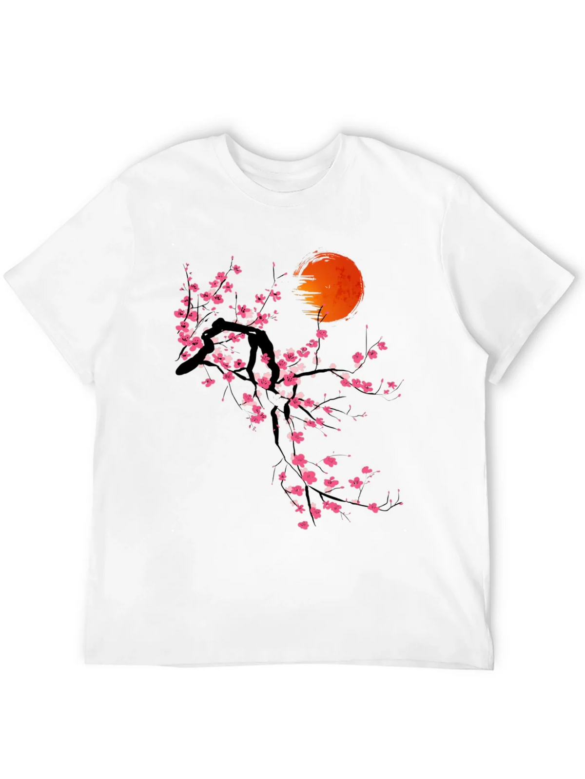 Cherry Blossom Sunset T-Shirt - Artistic Graphic Tee product image 11