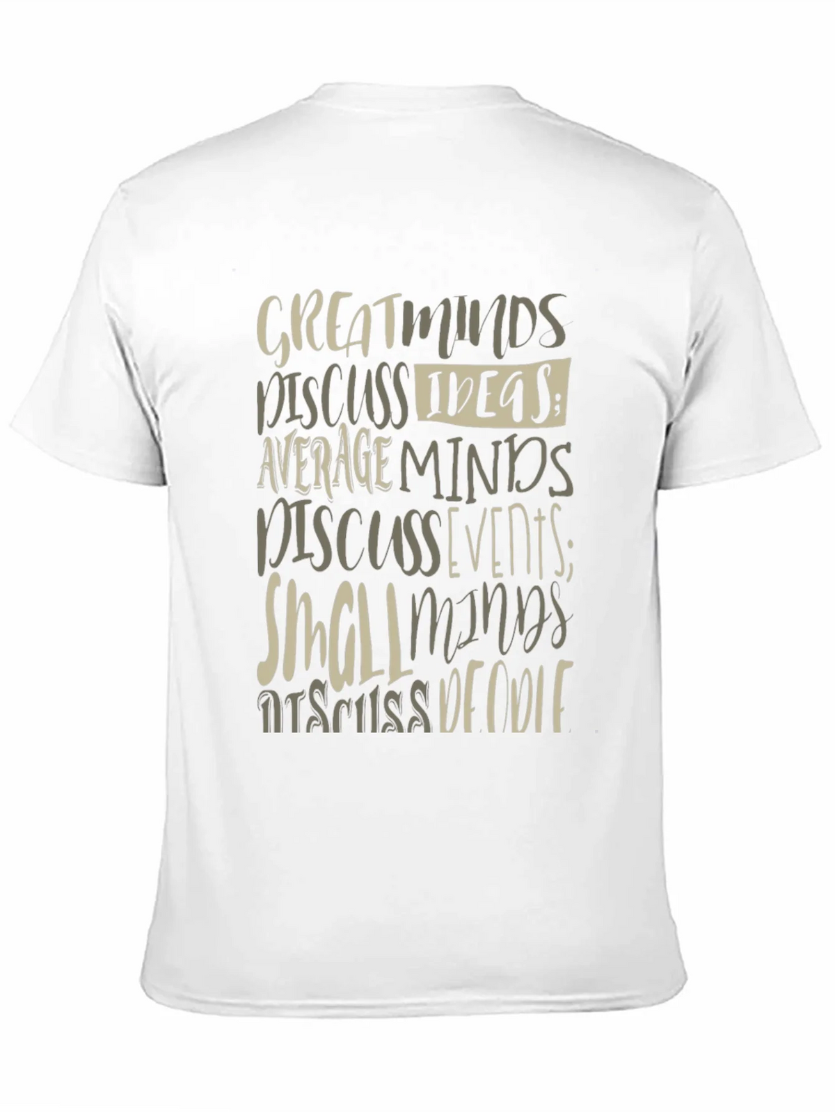 Great Minds Discuss Ideas Graphic Tee product image 10