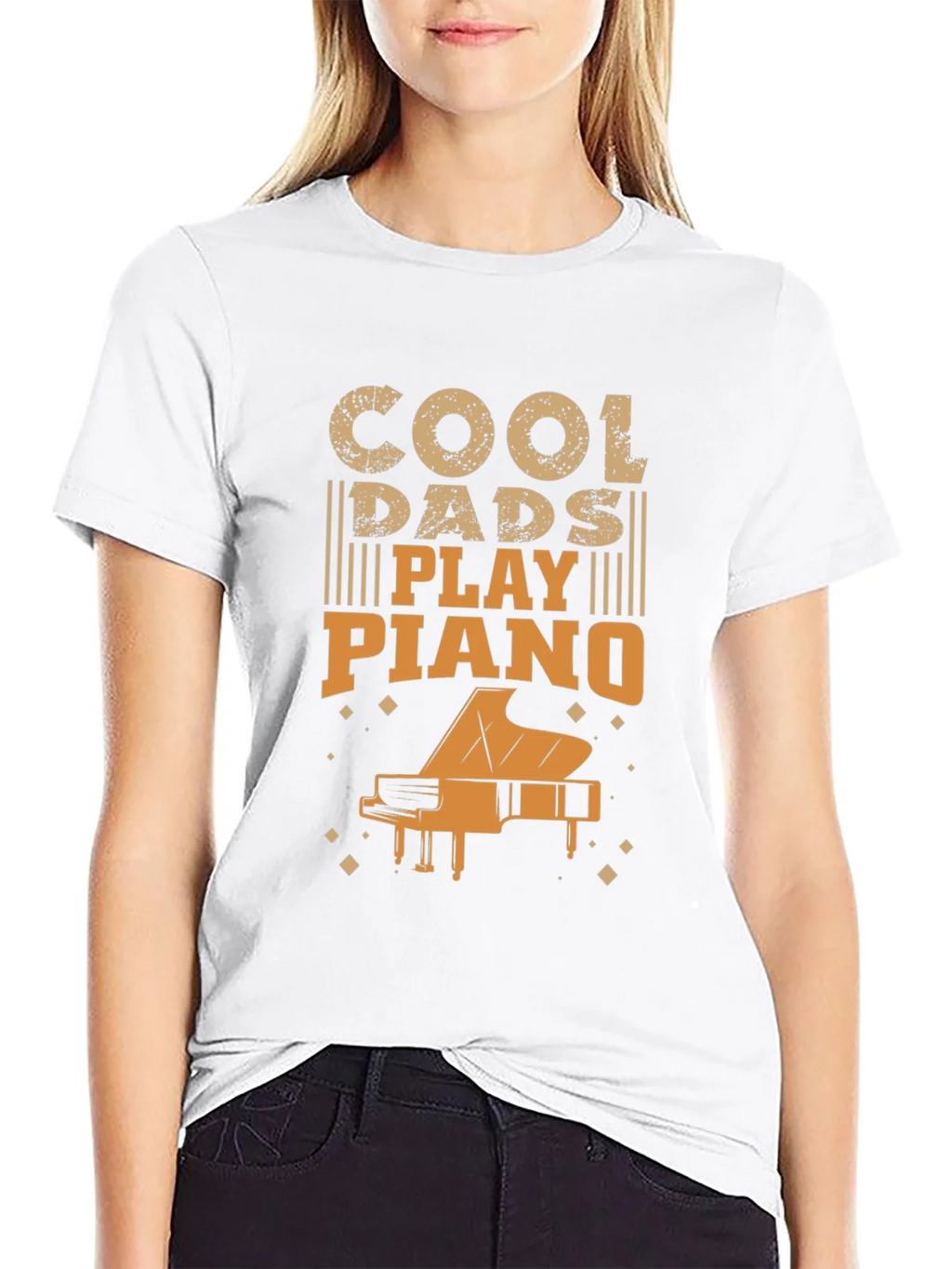 Cool Dads Play Piano Graphic Tee product image 8