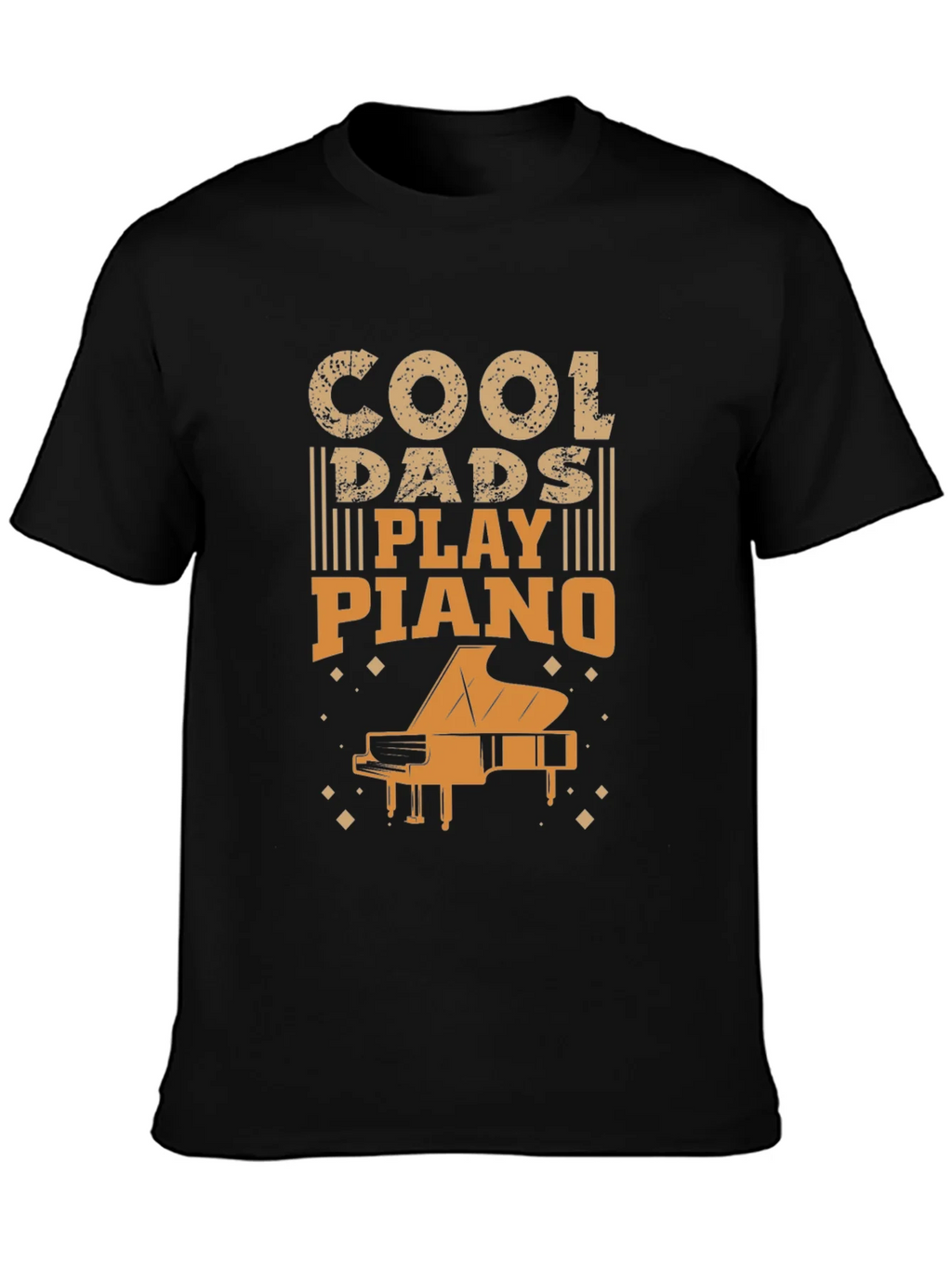 Cool Dads Play Piano Graphic Tee product image 3