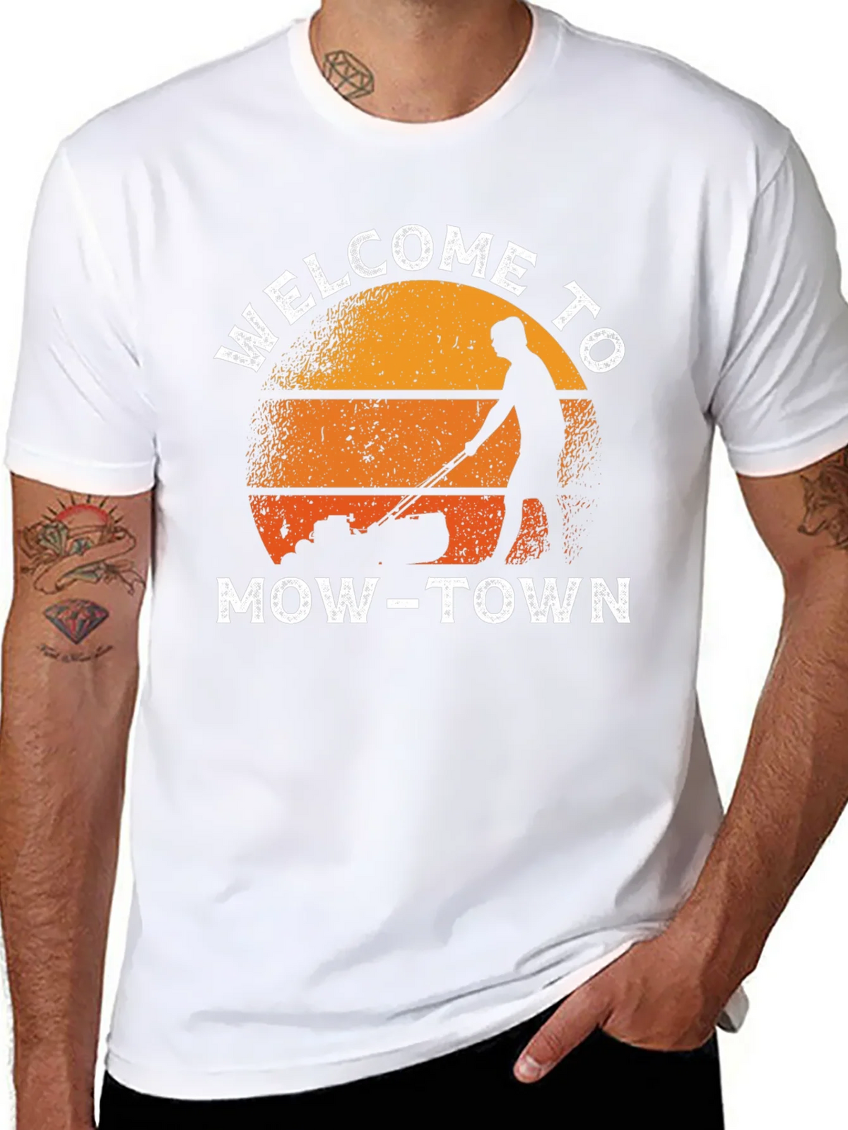 Welcome to Mow-Town T-Shirt product image 7