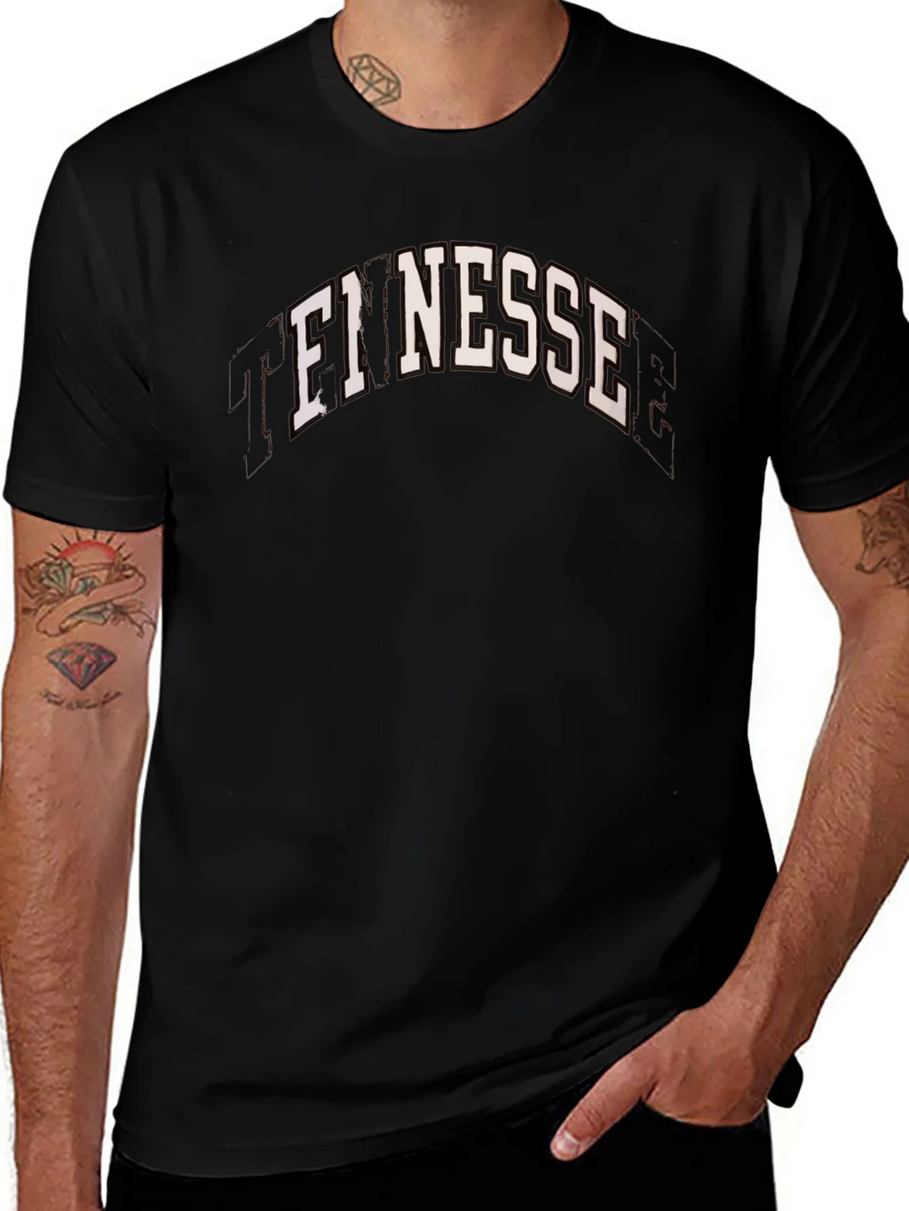 F1 NESSE Black Cotton Graphic Tee product image 1