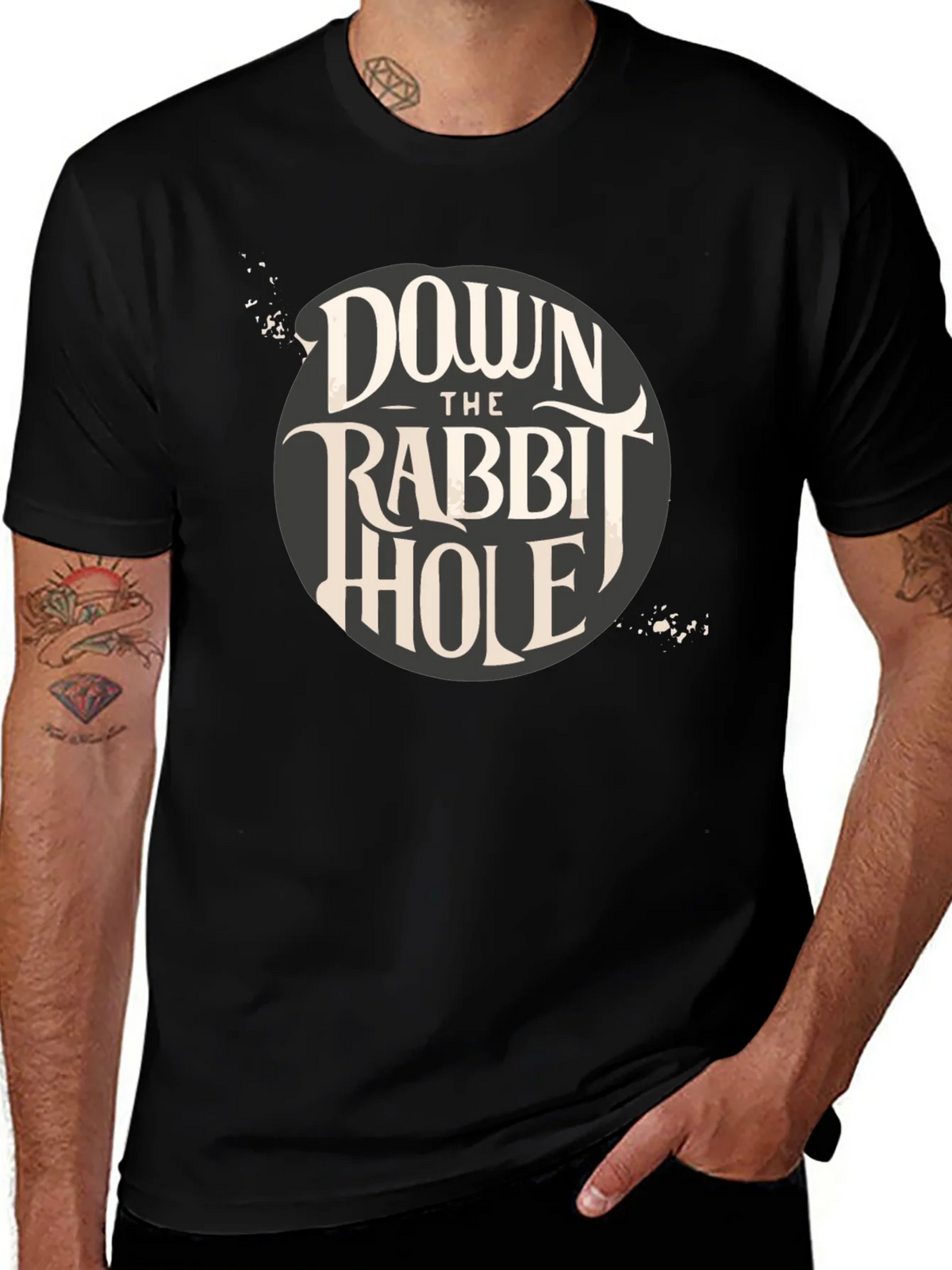 Down the Rabbit Hole Graphic T-Shirt product image 1