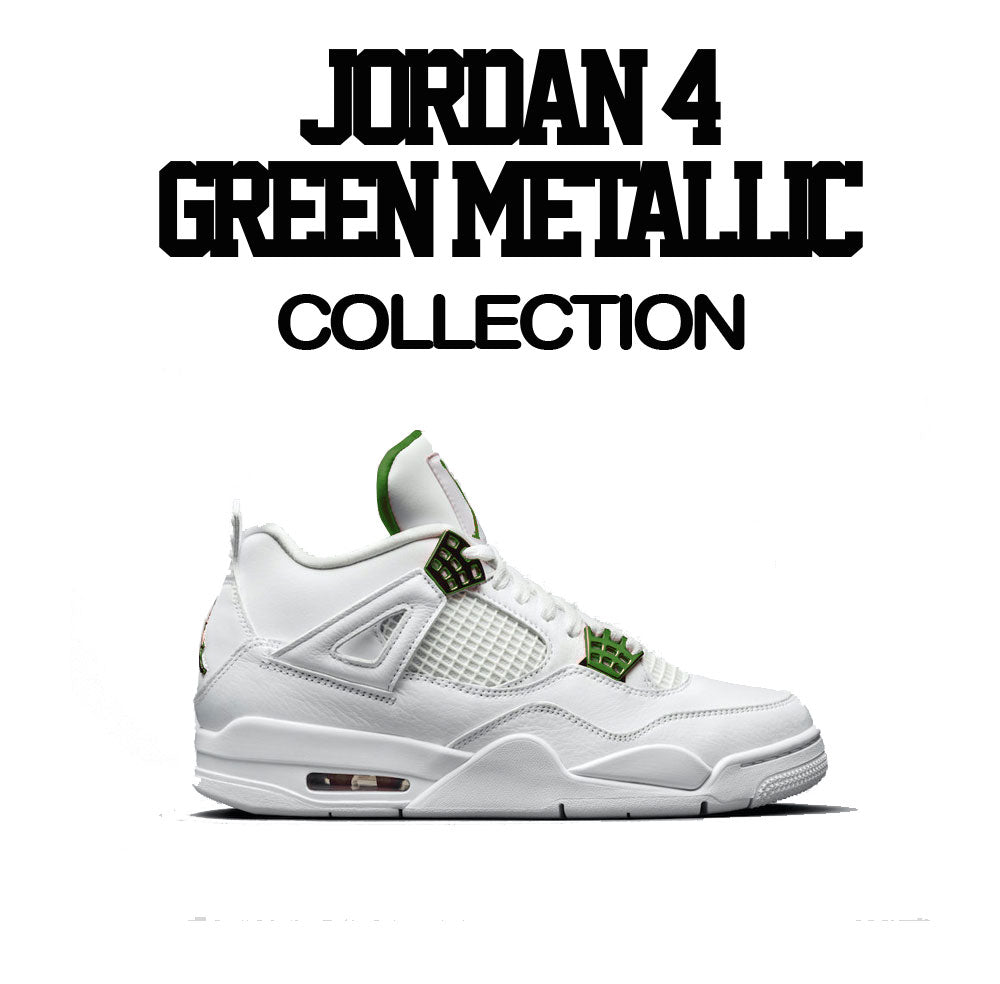 Retro 4 Green Metallic Killing the Game Shirt