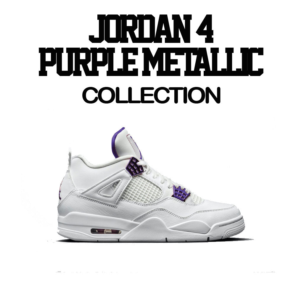 Retro 4 Purple Metallic Killing the Game Shirt