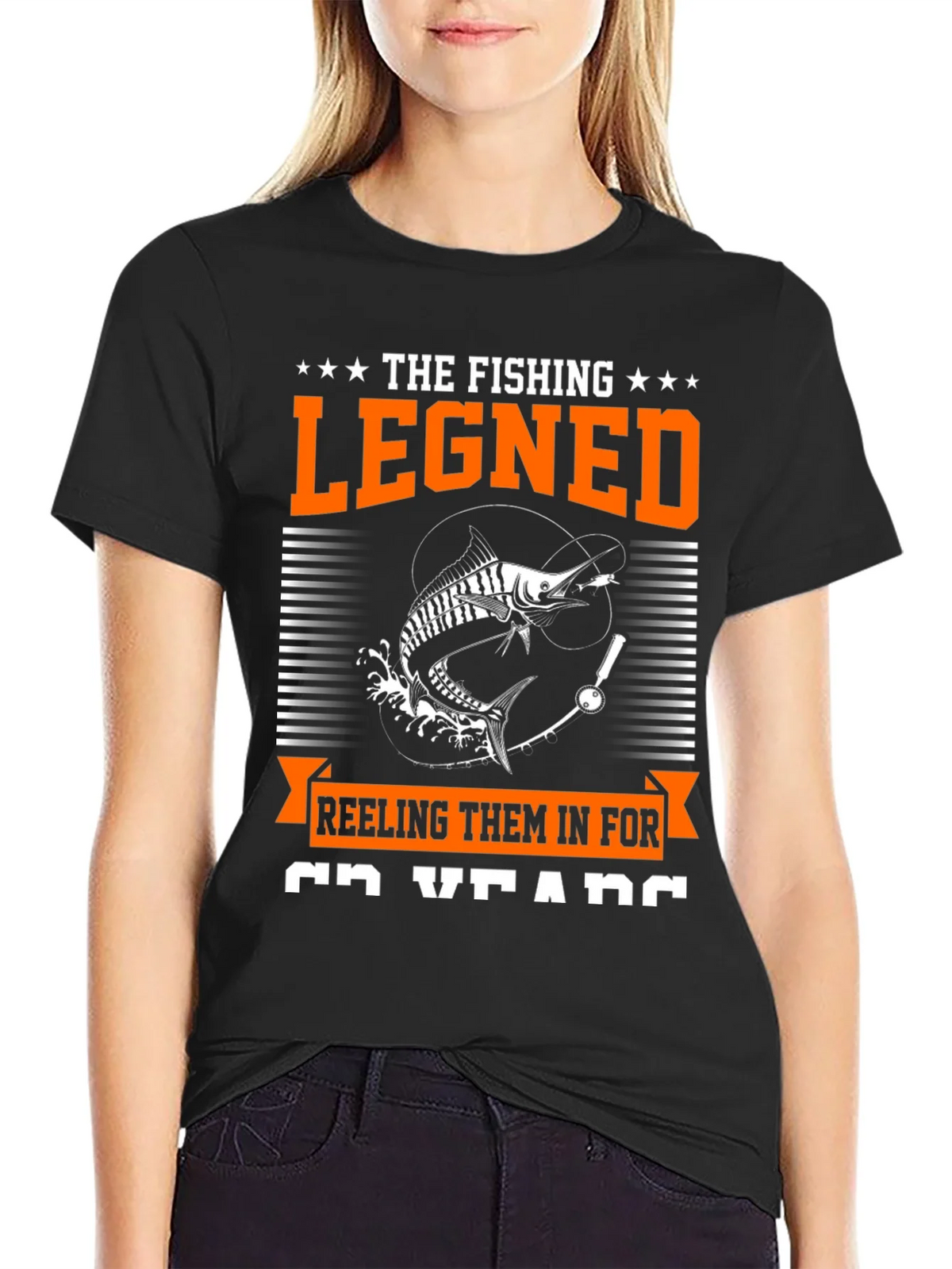 The Fishing Legend Graphic Tee product image 2