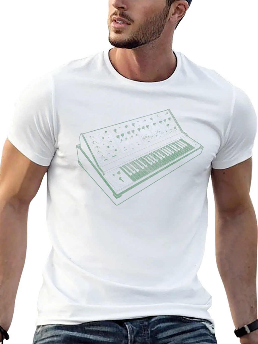 Retro Synth T-Shirt - Vintage Music Lover Tee product image 6