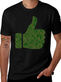 Tech Thumbs Up Graphic T-Shirt product image 1
