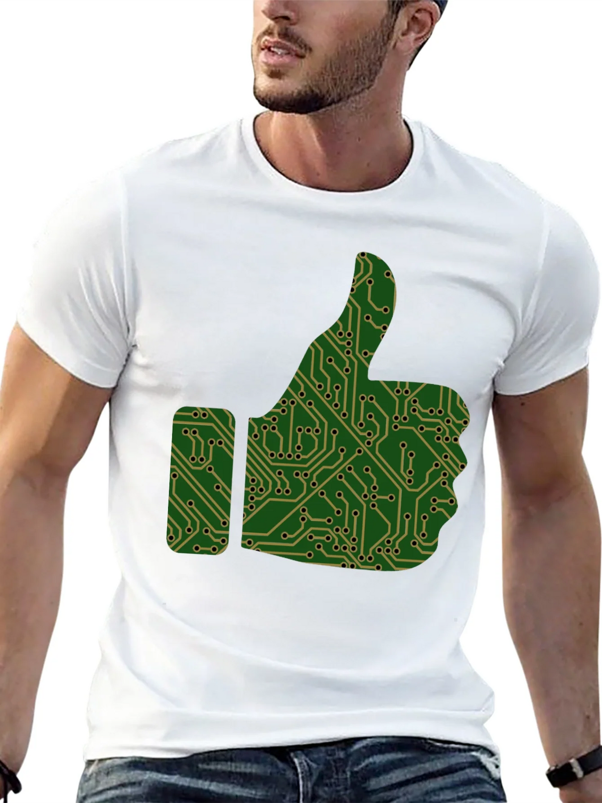 Tech Thumbs Up Graphic T-Shirt product image 12