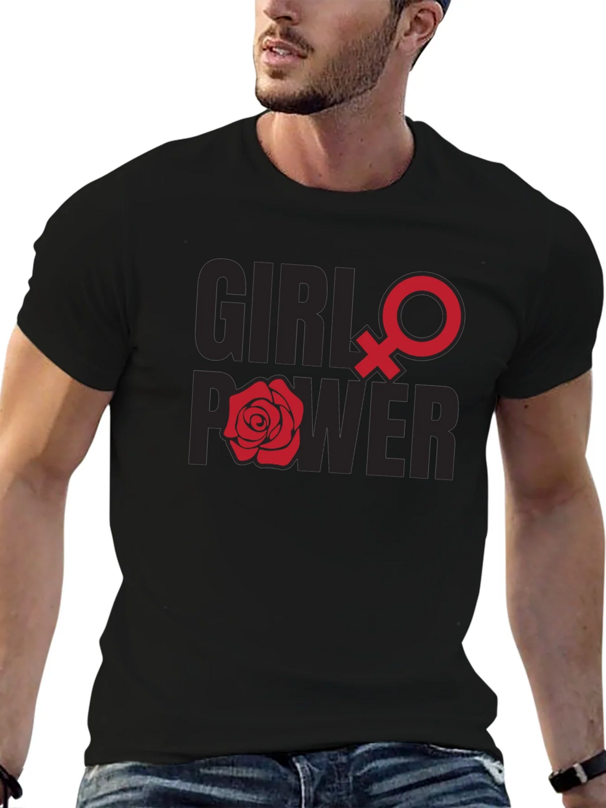 Girl Power T-Shirt - Feminist Symbol product image 6