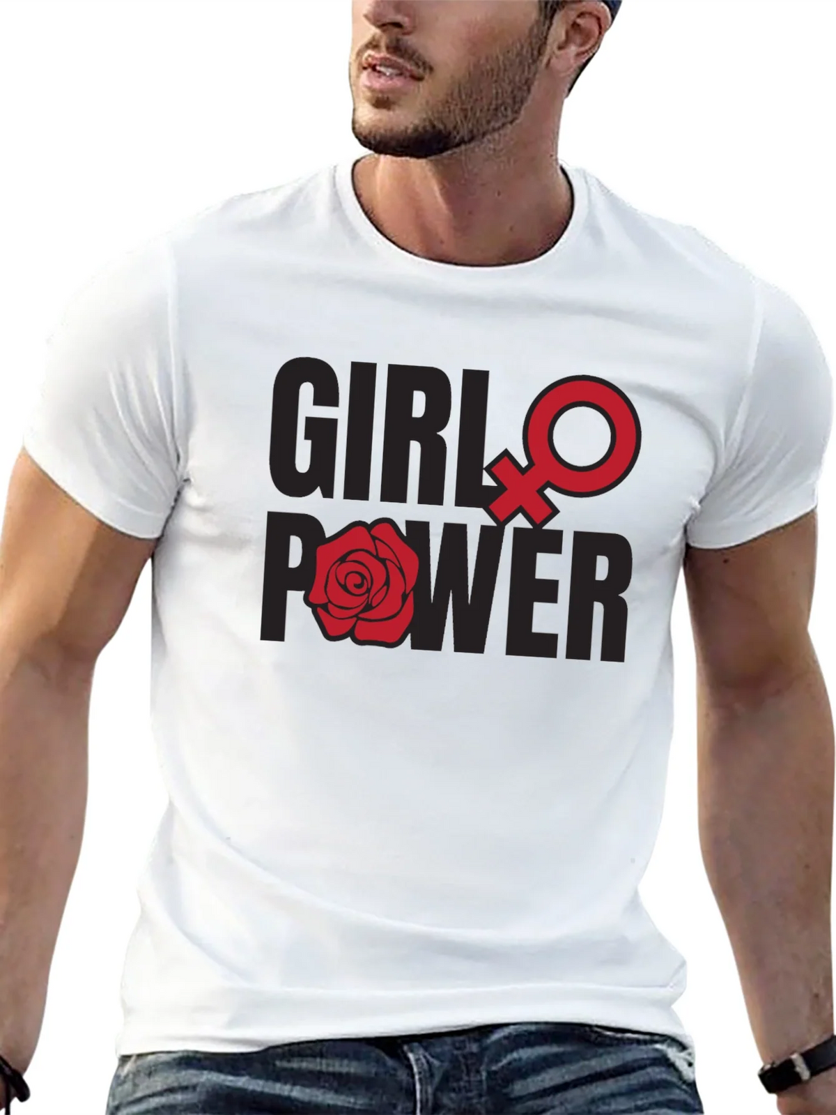Girl Power T-Shirt - Feminist Symbol product image 12
