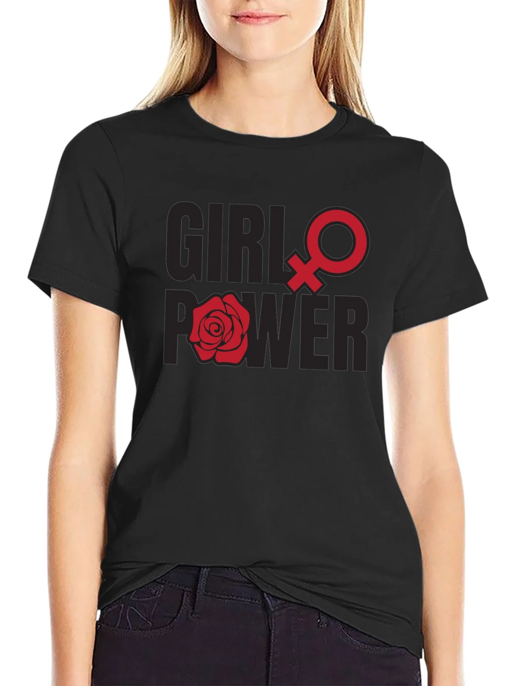 Girl Power T-Shirt - Feminist Symbol product image 2