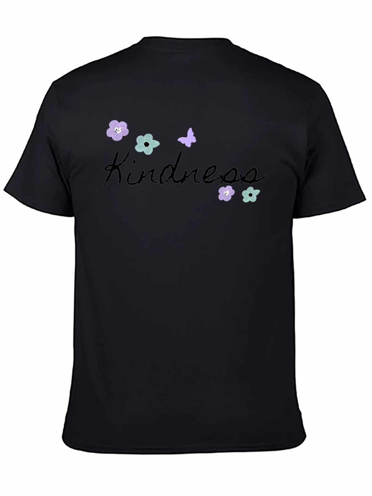 Kindness Graphic Tee - Floral Butterfly Design product image 4