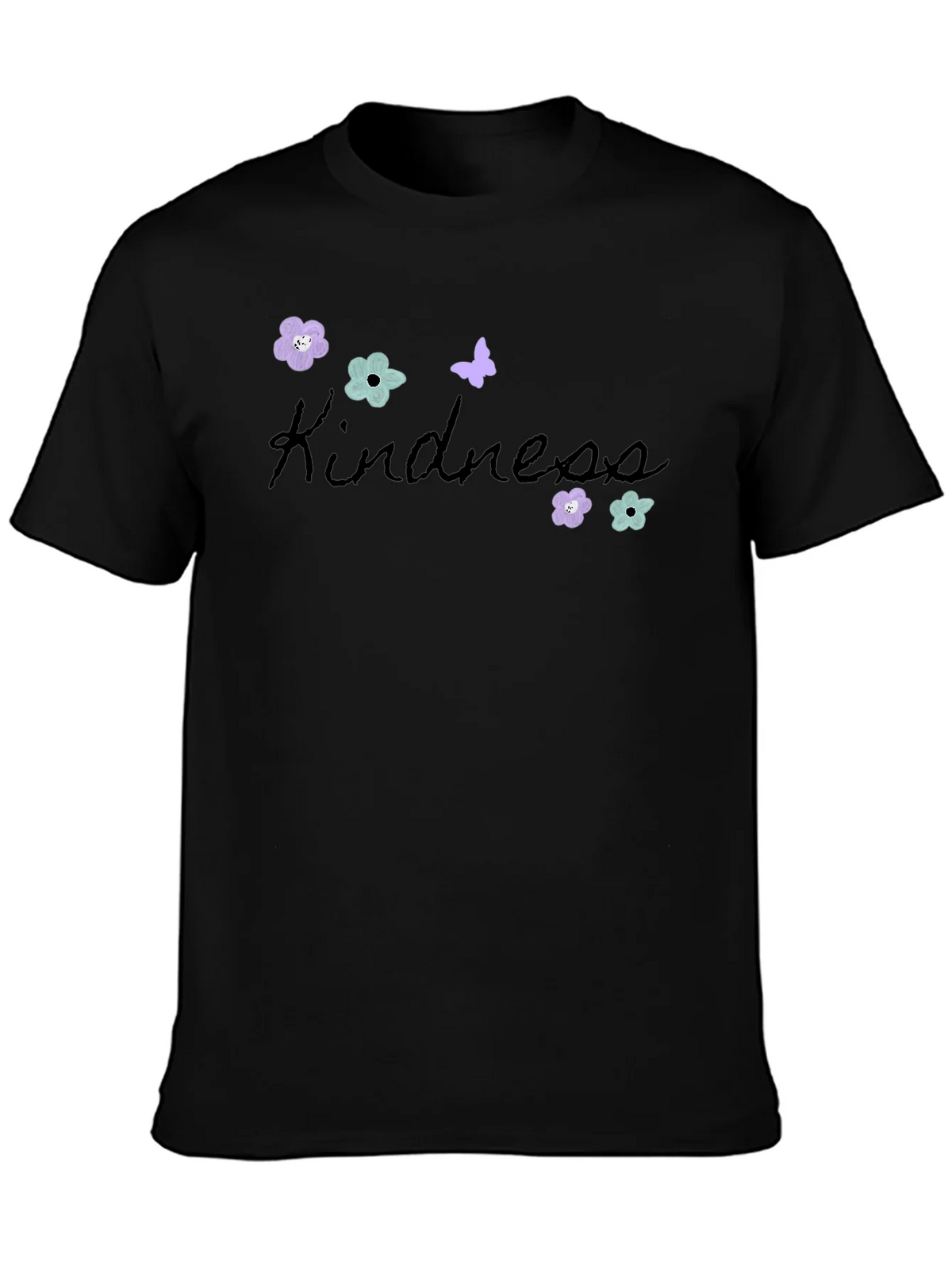 Kindness Graphic Tee - Floral Butterfly Design product image 3