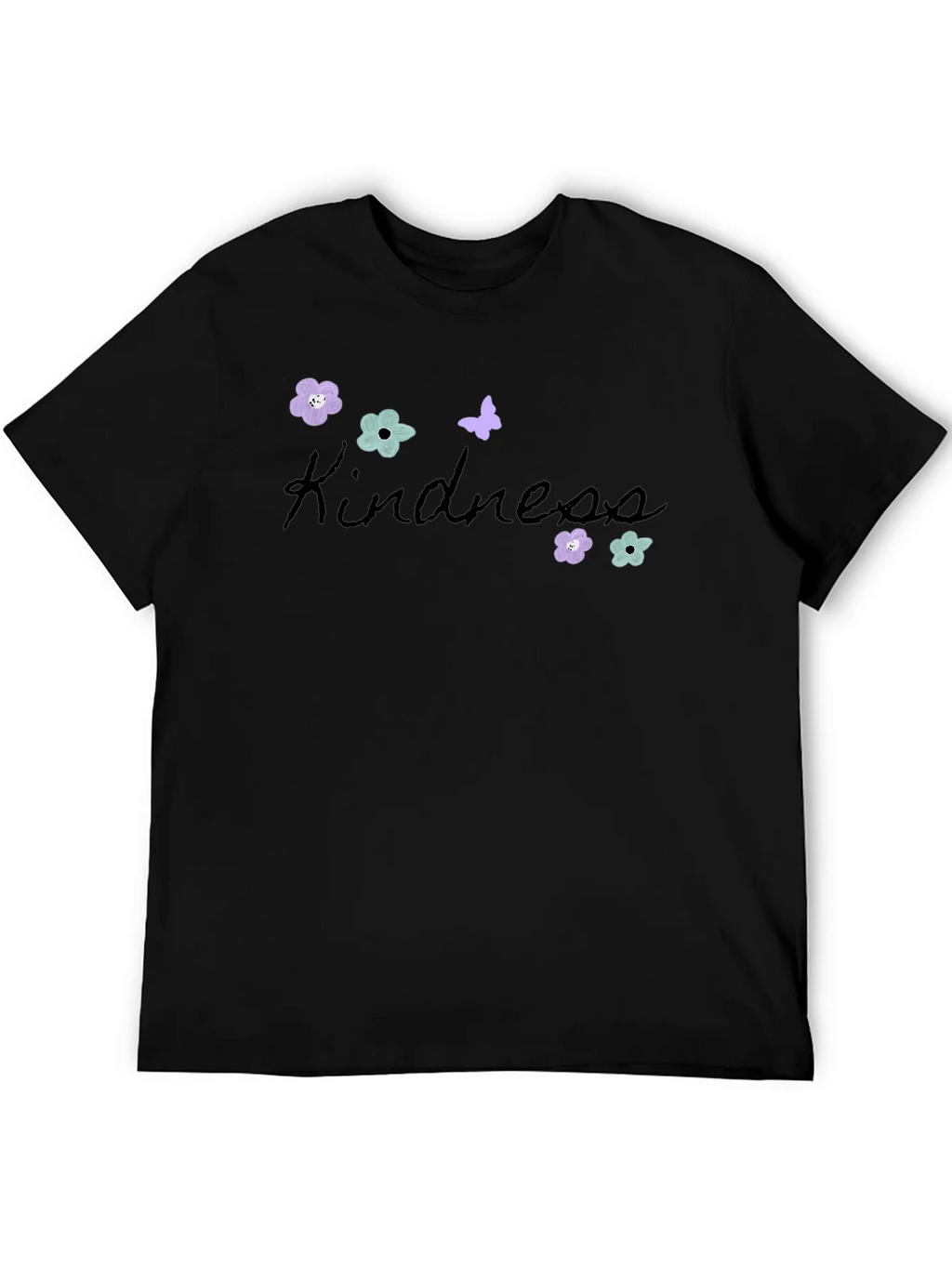 Kindness Graphic Tee - Floral Butterfly Design product image 5