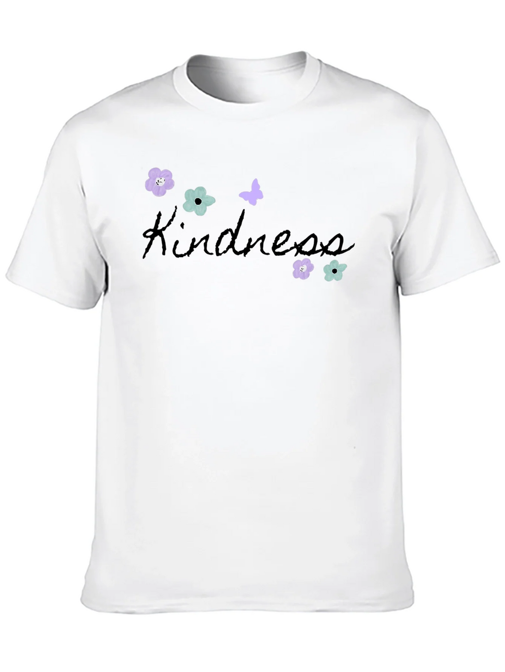 Kindness Graphic Tee - Floral Butterfly Design product image 9