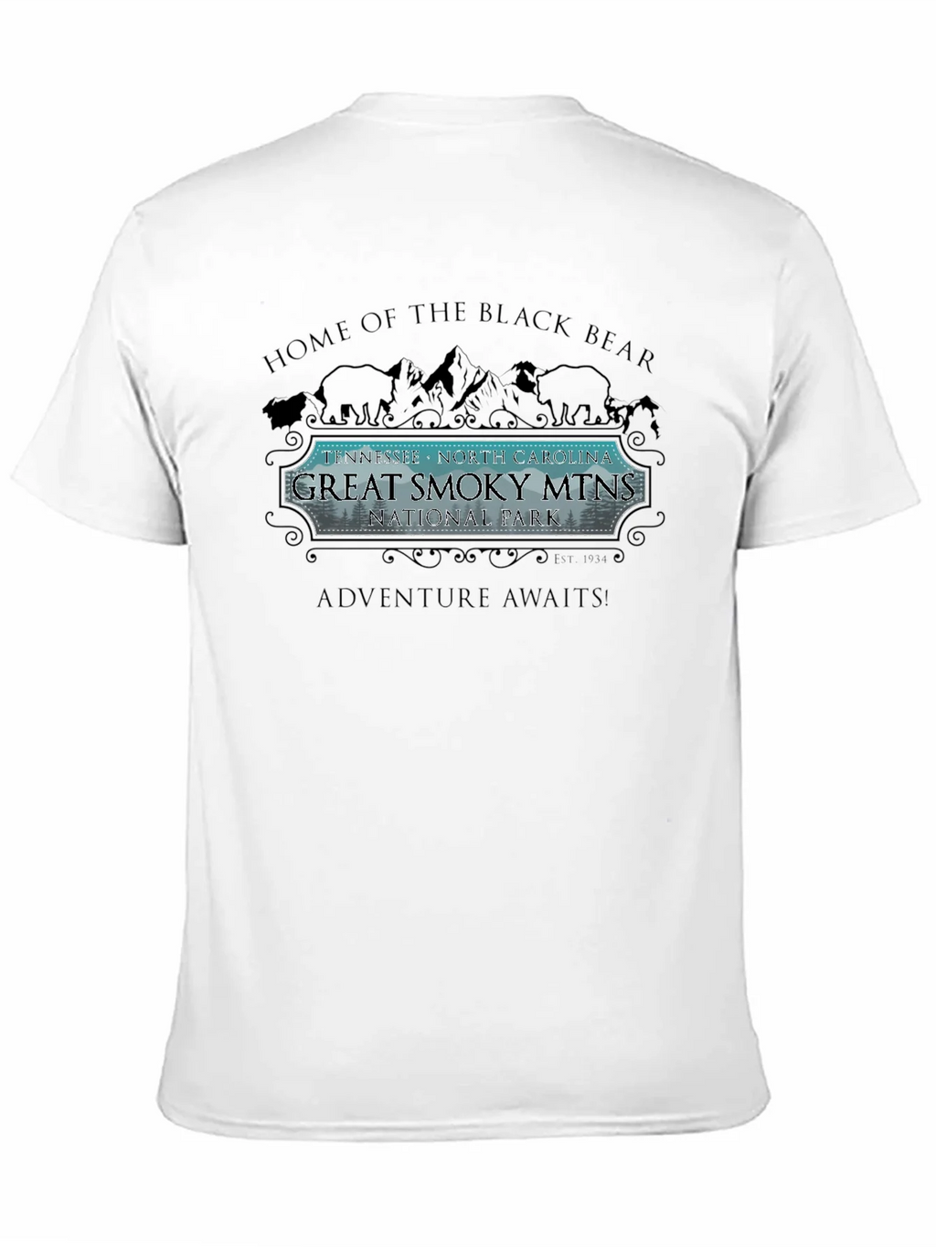 Great Smoky Mountains Black Bear T-Shirt product image 5