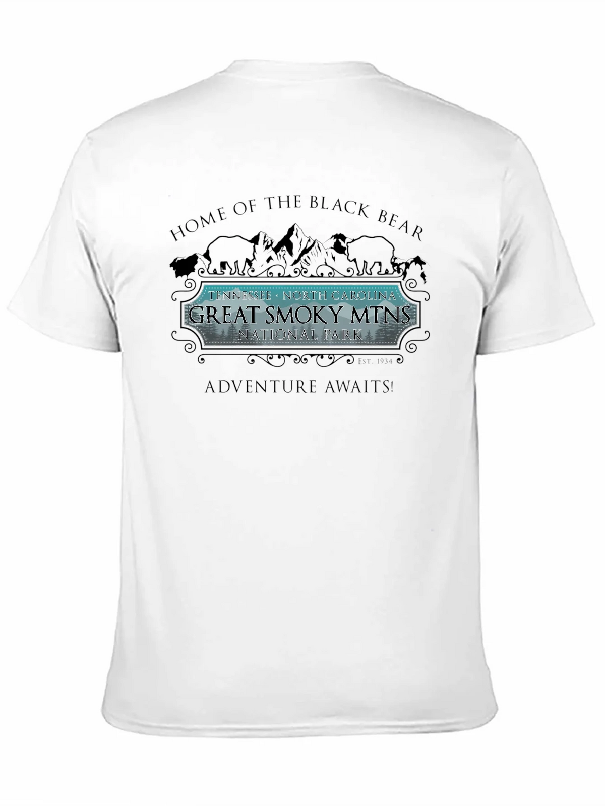 Great Smoky Mountains Black Bear T-Shirt product image 5