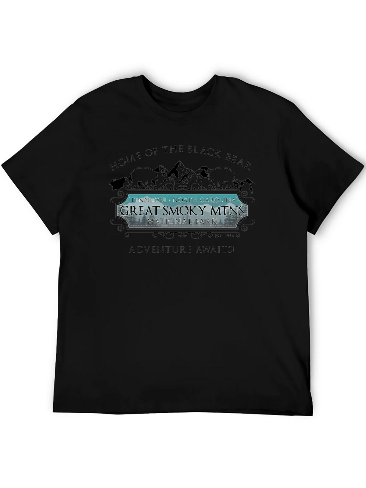 Great Smoky Mountains Black Bear T-Shirt product image 3