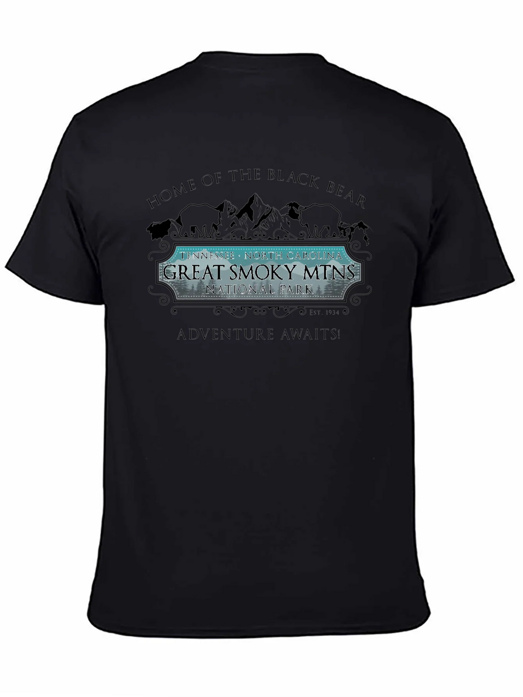Great Smoky Mountains Black Bear T-Shirt product image 2