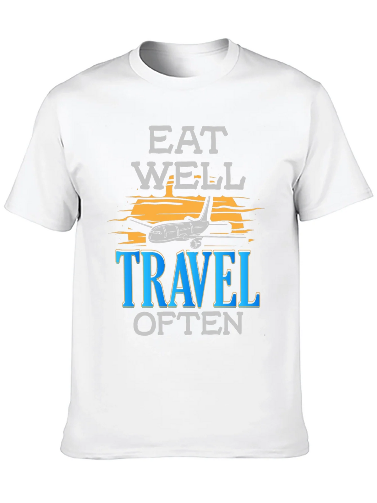 Eat Well Travel Often Graphic T-Shirt product image 3