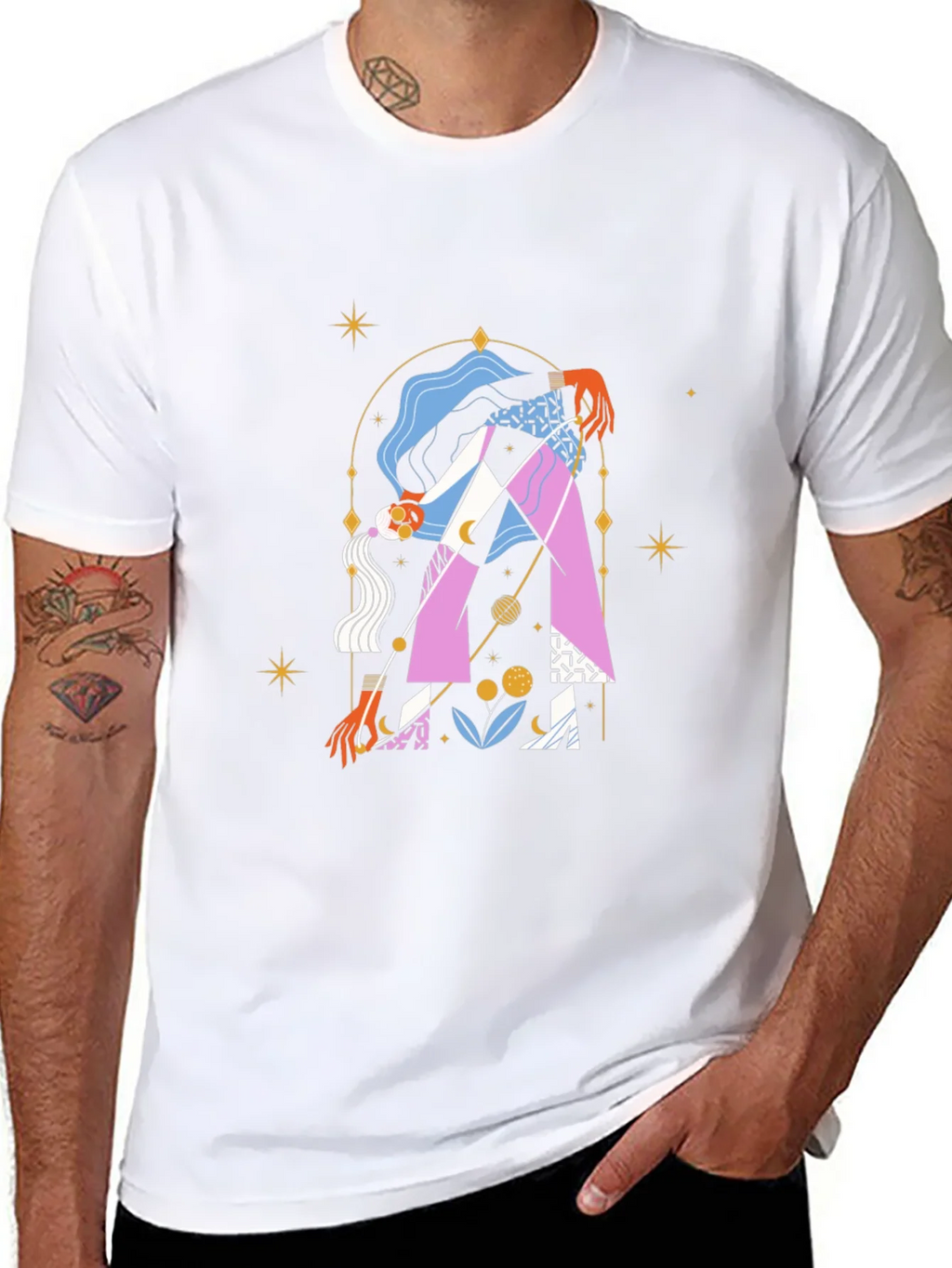 Abstract Graphic Tee - Unique Artistic Design product image 7