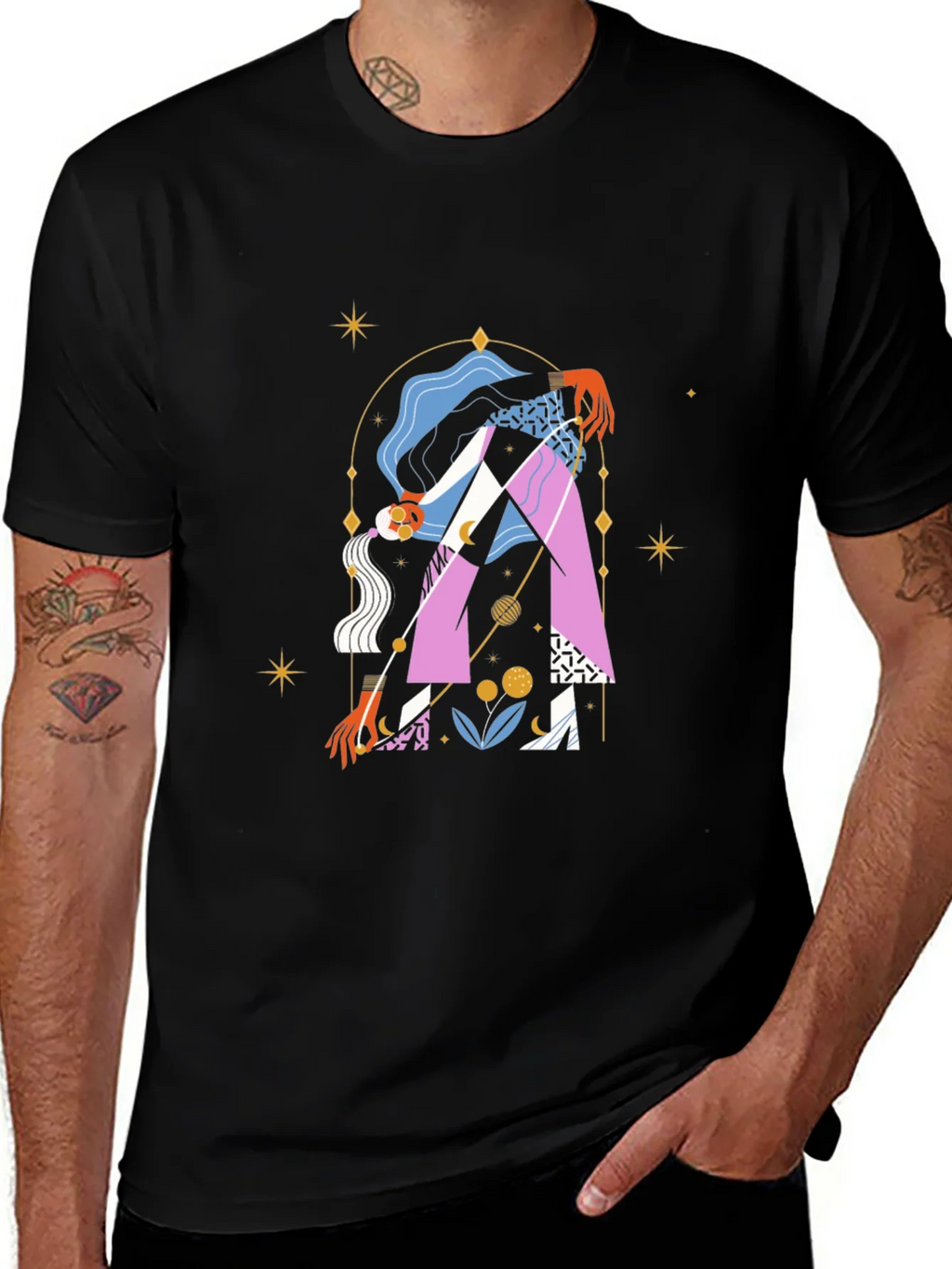 Abstract Graphic Tee - Unique Artistic Design product image 1