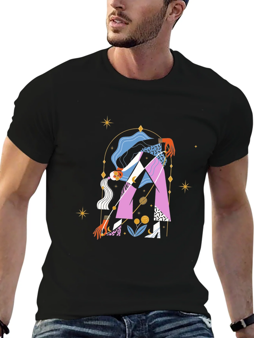 Abstract Graphic Tee - Unique Artistic Design product image 6