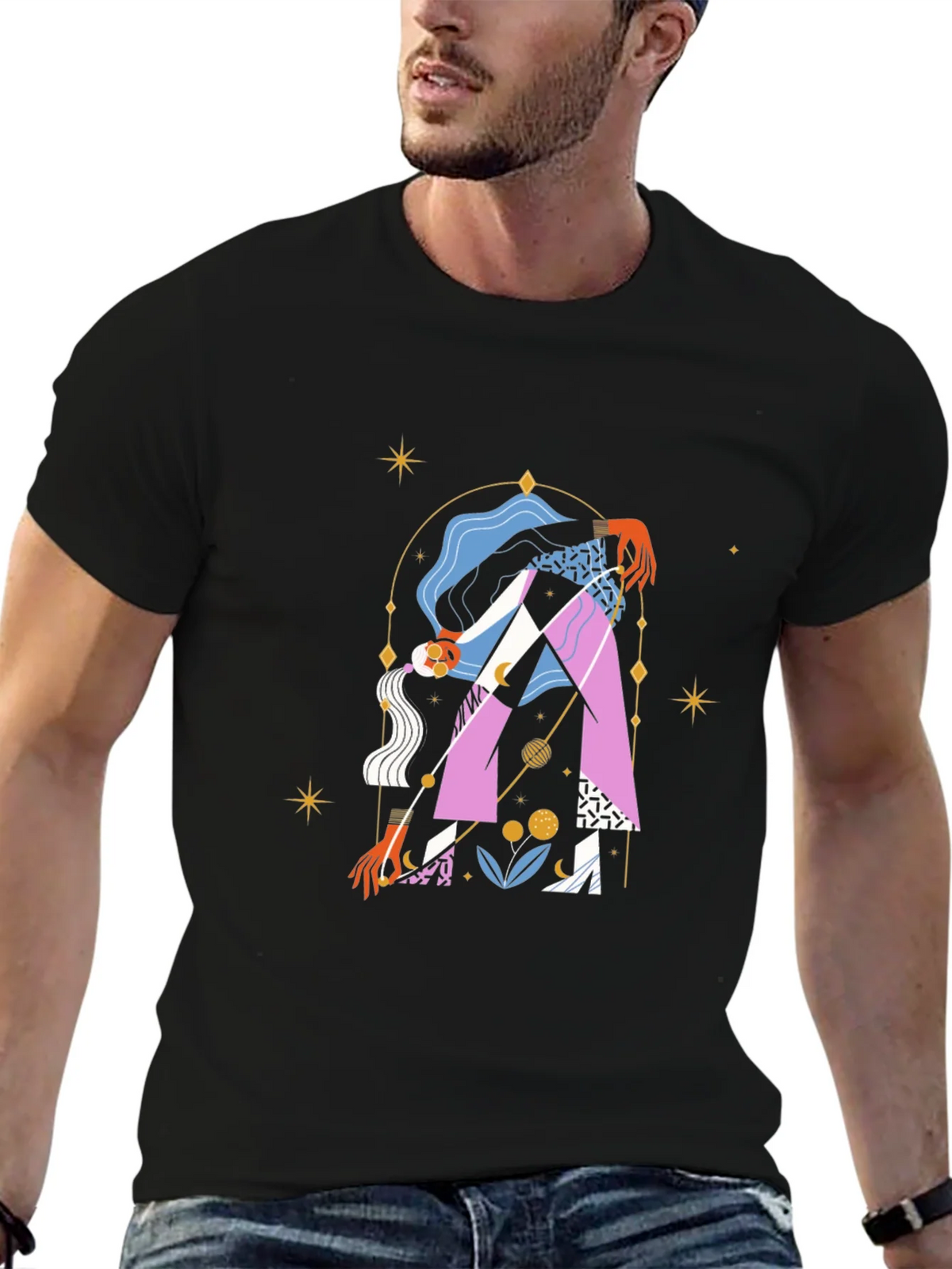 Abstract Graphic Tee - Unique Artistic Design product image 6