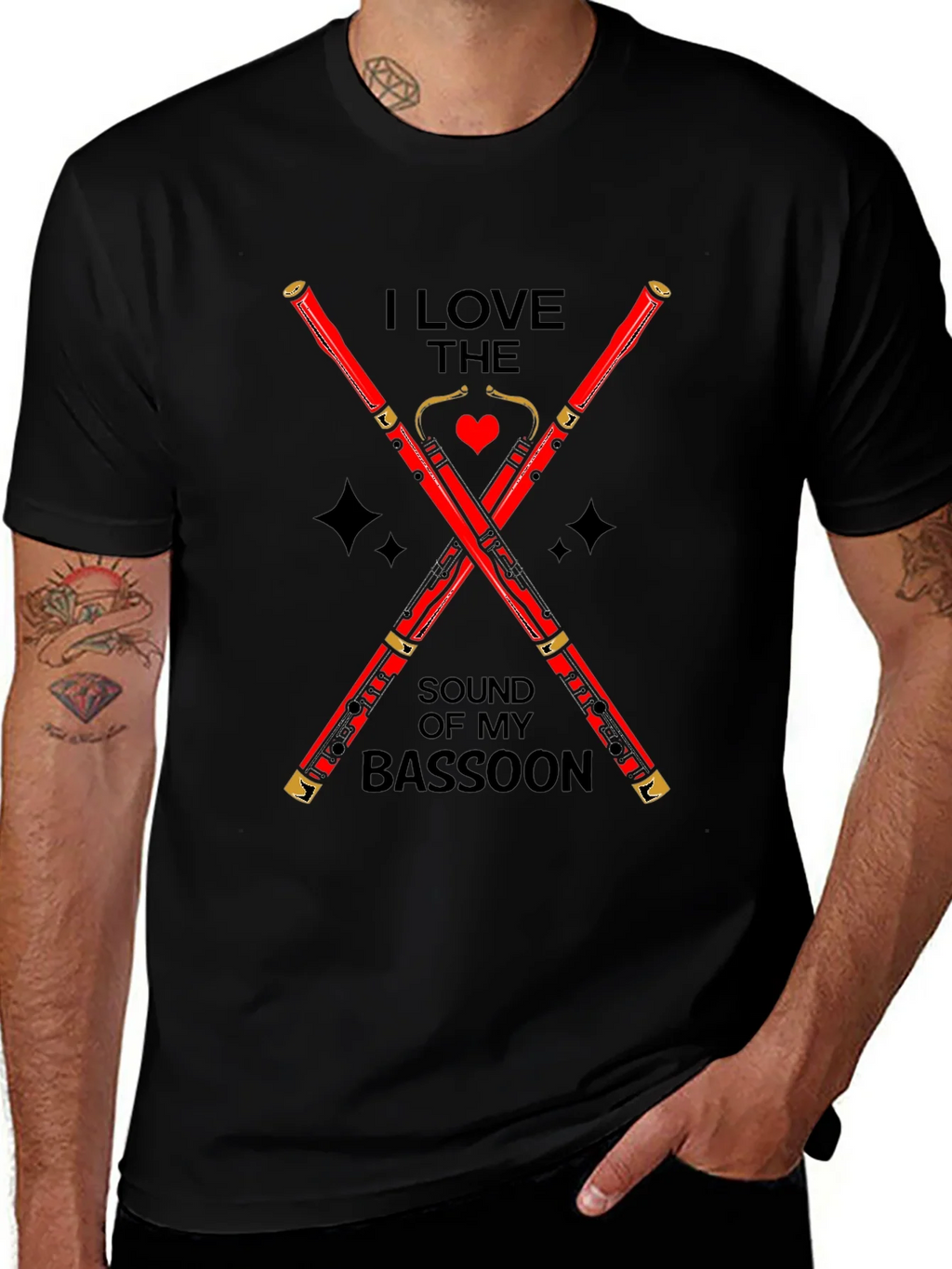 Bassoon Lover Graphic Tee product image 1