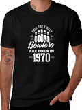 Finest Bowlers Born in 1970 Black T-Shirt product image 1