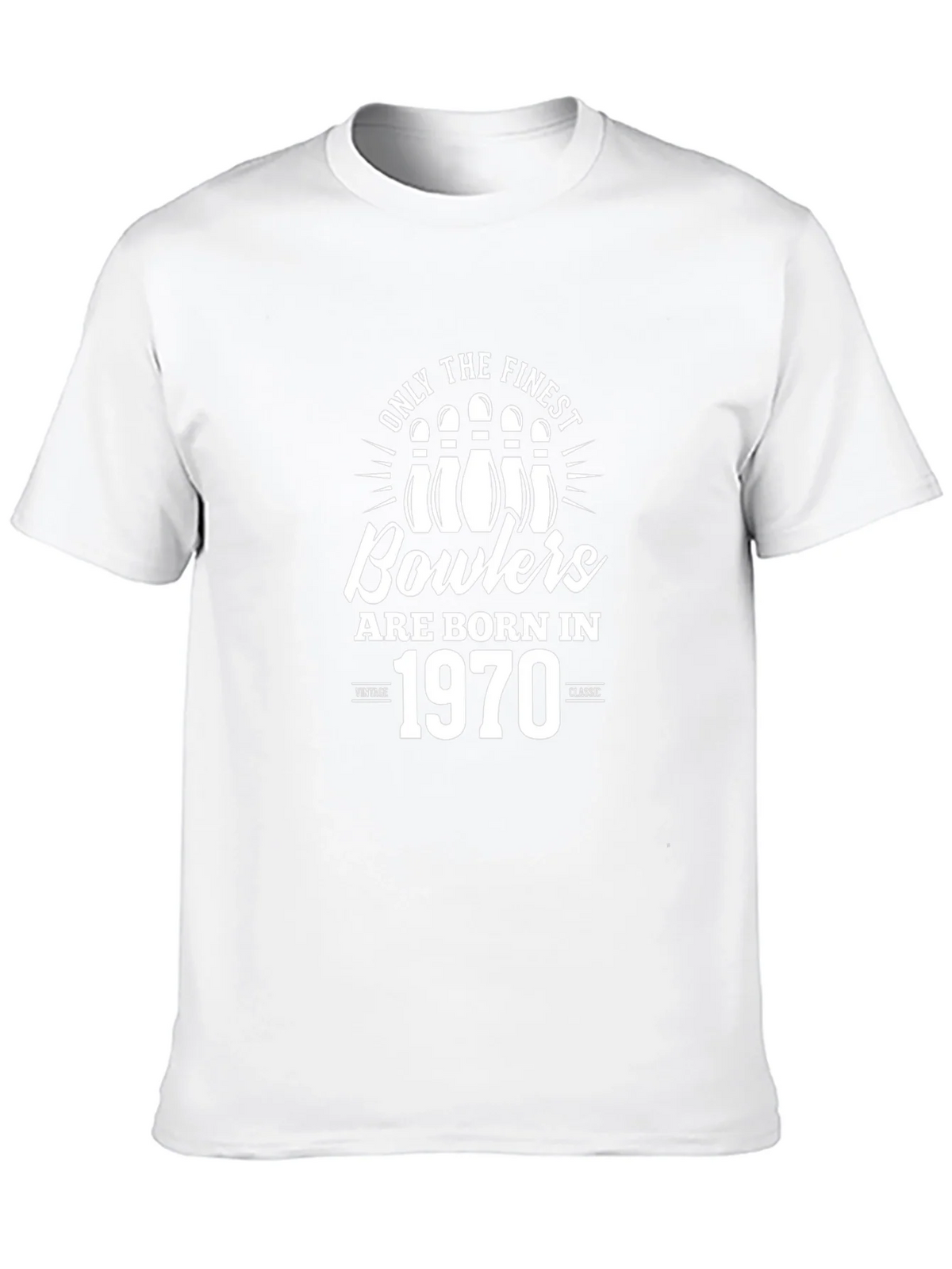 Finest Bowlers Born in 1970 Black T-Shirt product image 5