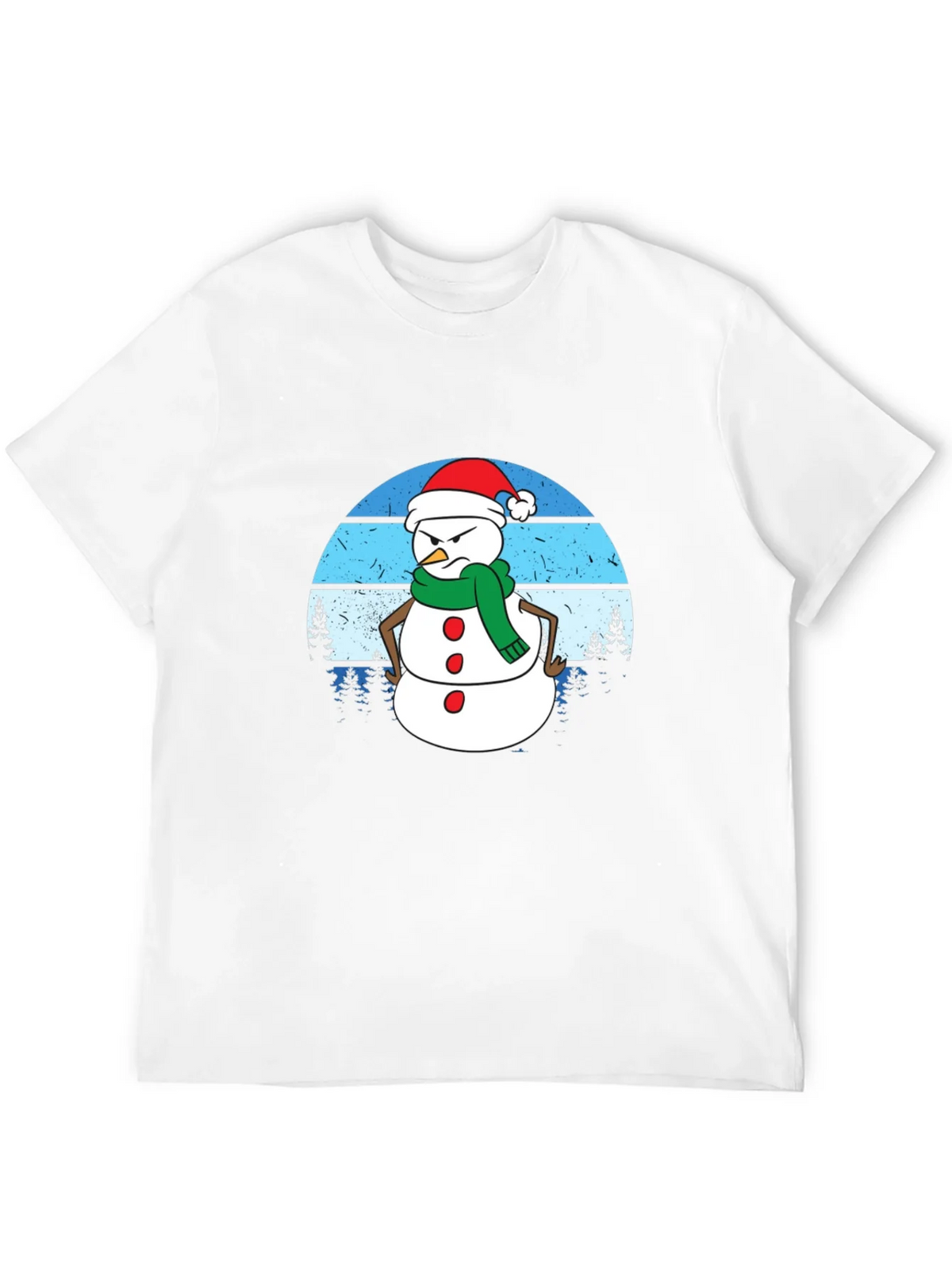 Grumpy Snowman Graphic Tee - Holiday Humor product image 5