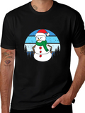 Grumpy Snowman Graphic Tee - Holiday Humor product image 1