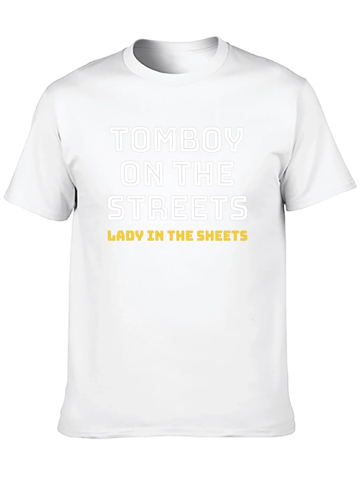 Tomboy On the Streets Lady In Sheets Black T-Shirt product image 9