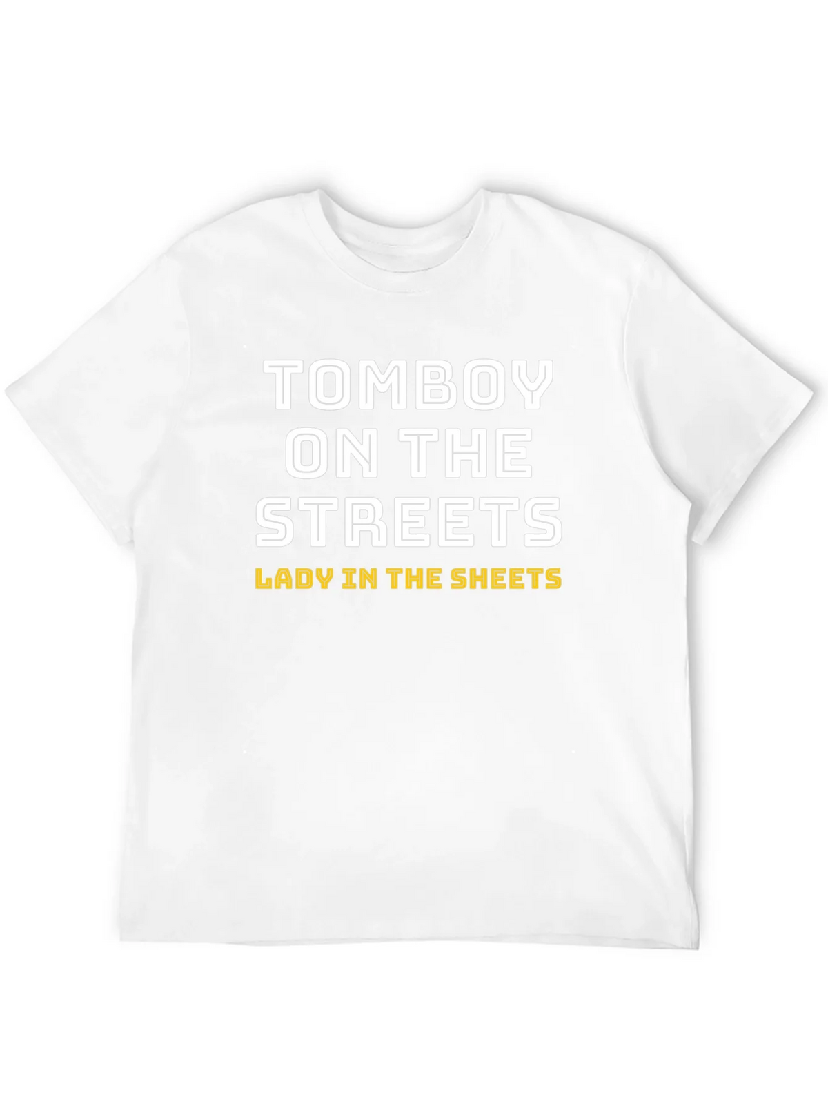 Tomboy On the Streets Lady In Sheets Black T-Shirt product image 11