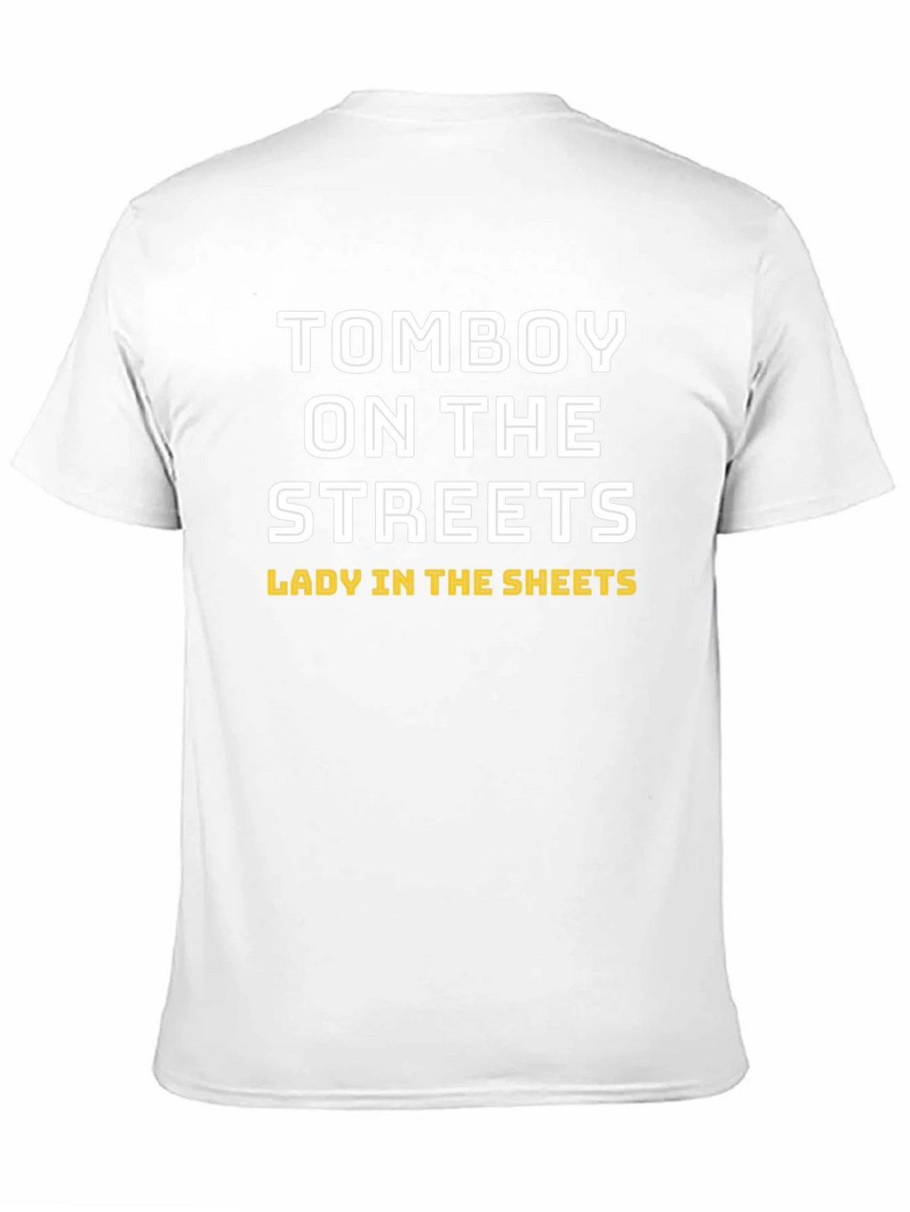 Tomboy On the Streets Lady In Sheets Black T-Shirt product image 10