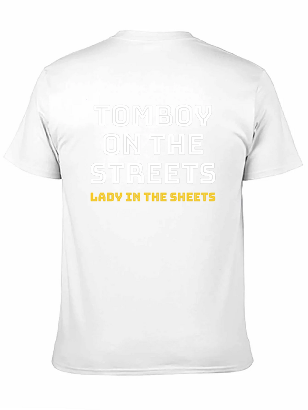 Tomboy On the Streets Lady In Sheets Black T-Shirt product image 10