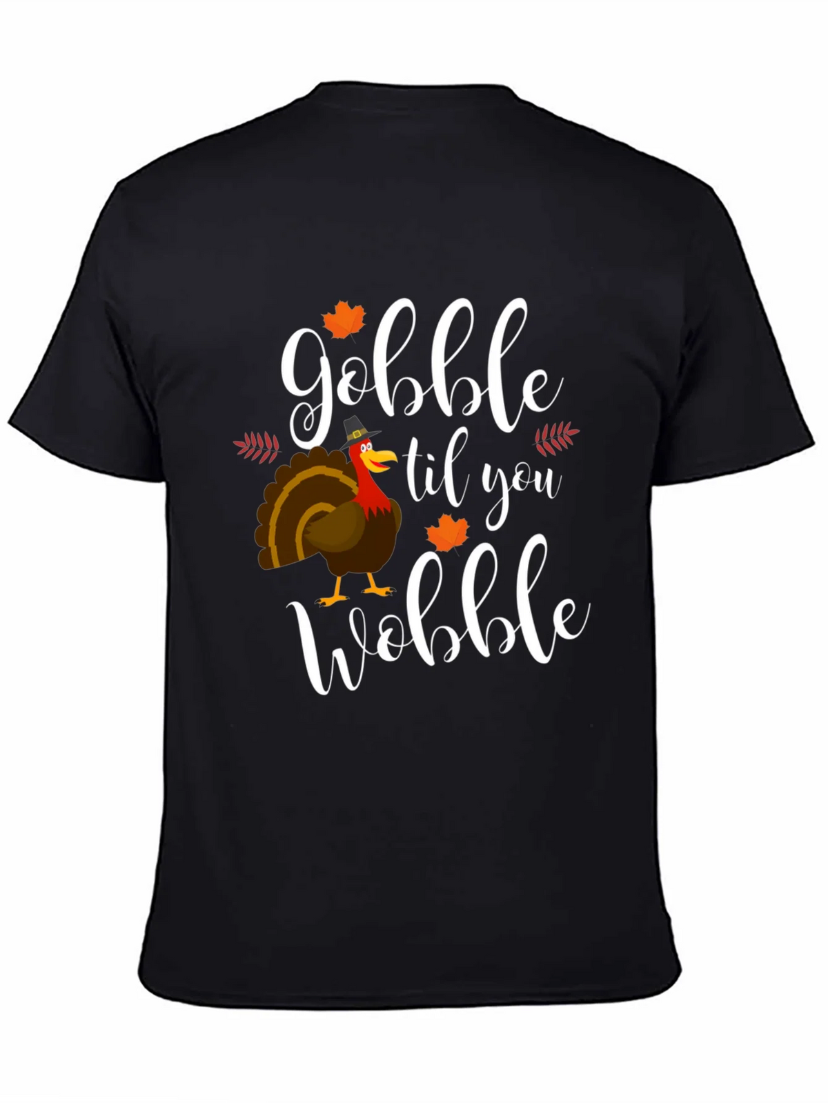 Gobble Til You Wobble Thanksgiving T-Shirt product image 4
