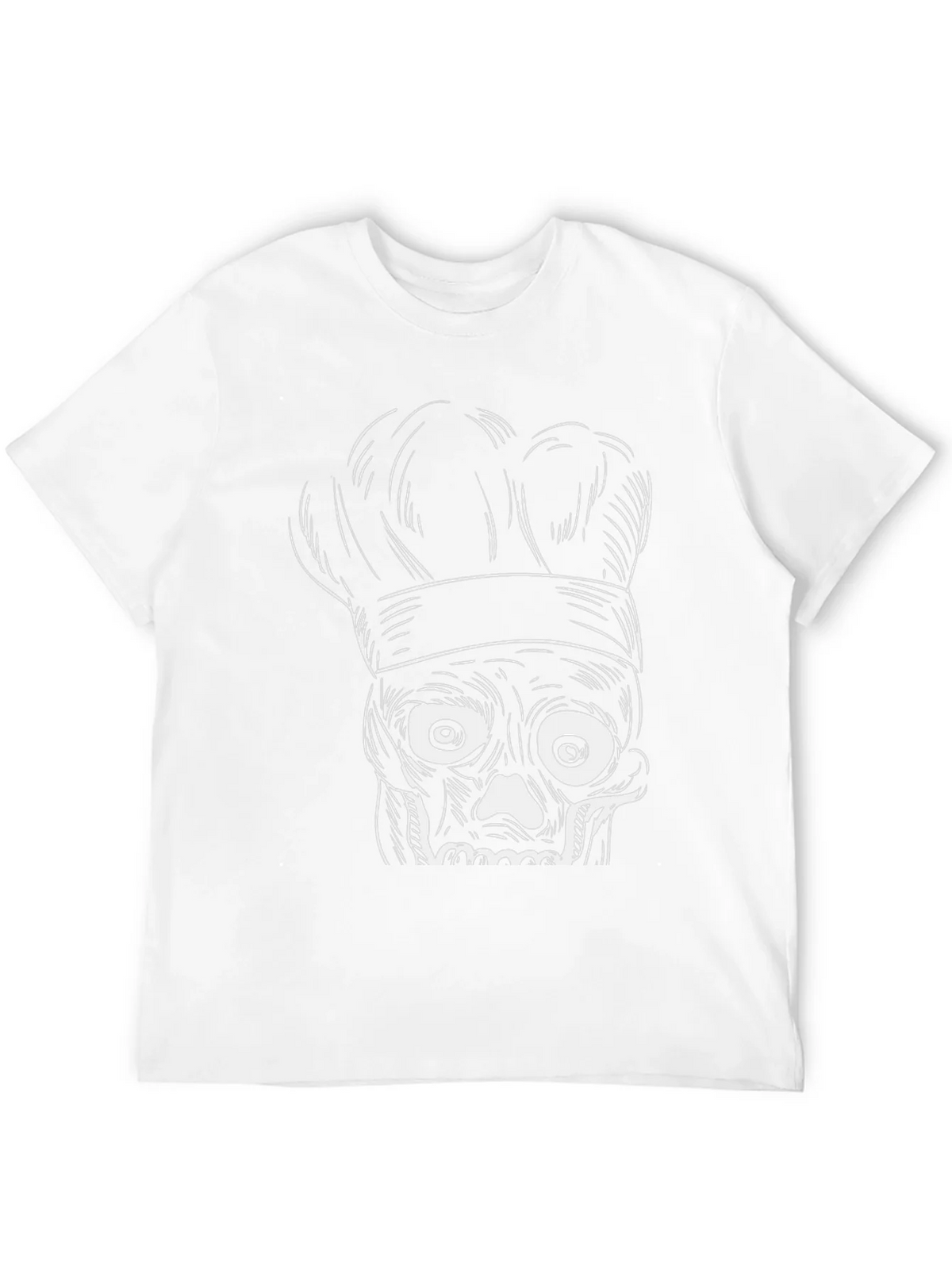 Chef Skull Graphic T-Shirt - Black product image 10